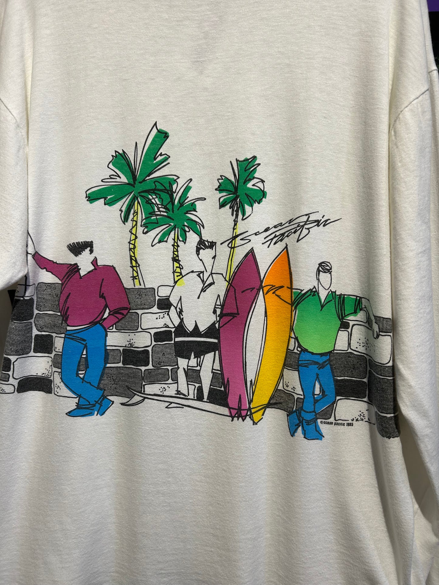 1985 Ocean Pacific LS Shirt. Size XL