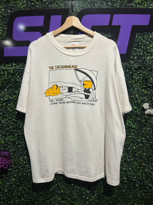 90s The Cheddarheads T-Shirt. Size XL