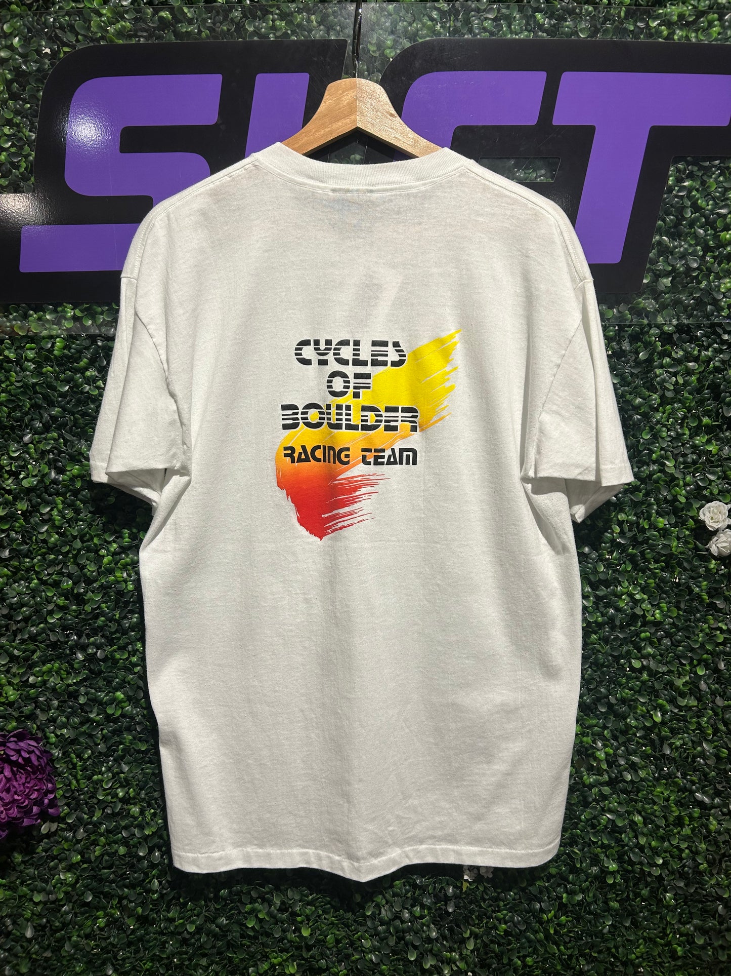 80s Cycles Of Boulder T-Shirt. Size Large