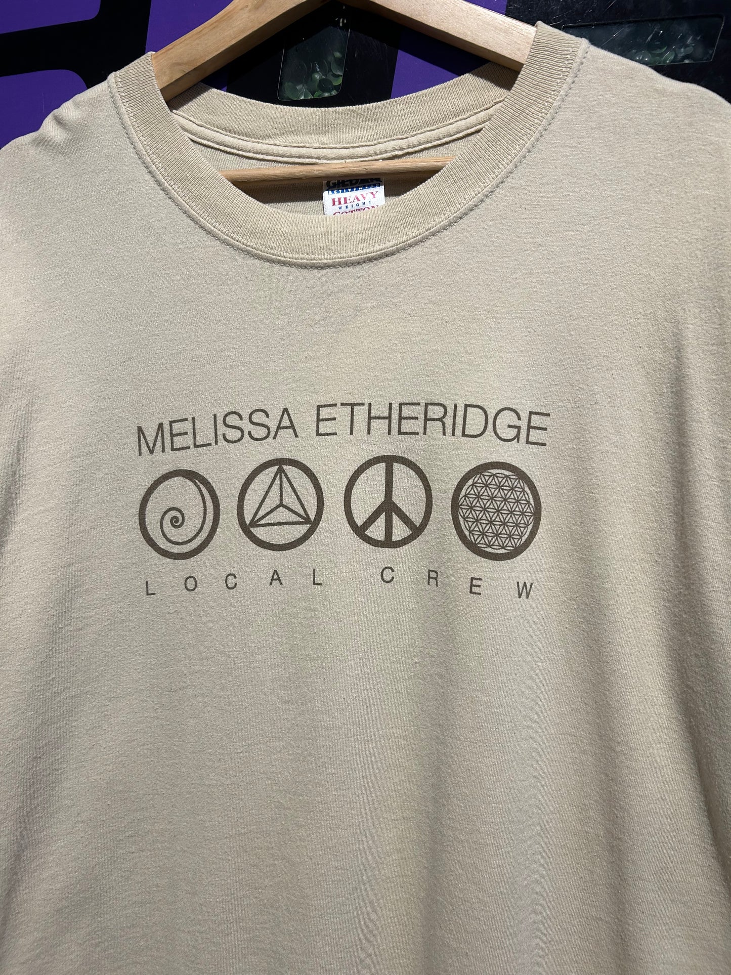 Vintage Melissa Etheridge Local Crew T-Shirt. Size L/XL