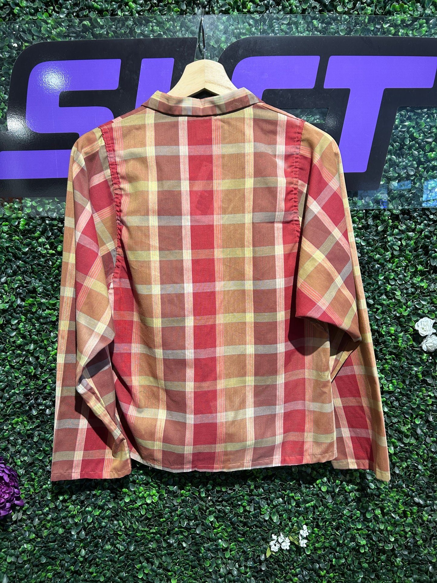 70s Third Generation Button-Up Shirt. Size S/M