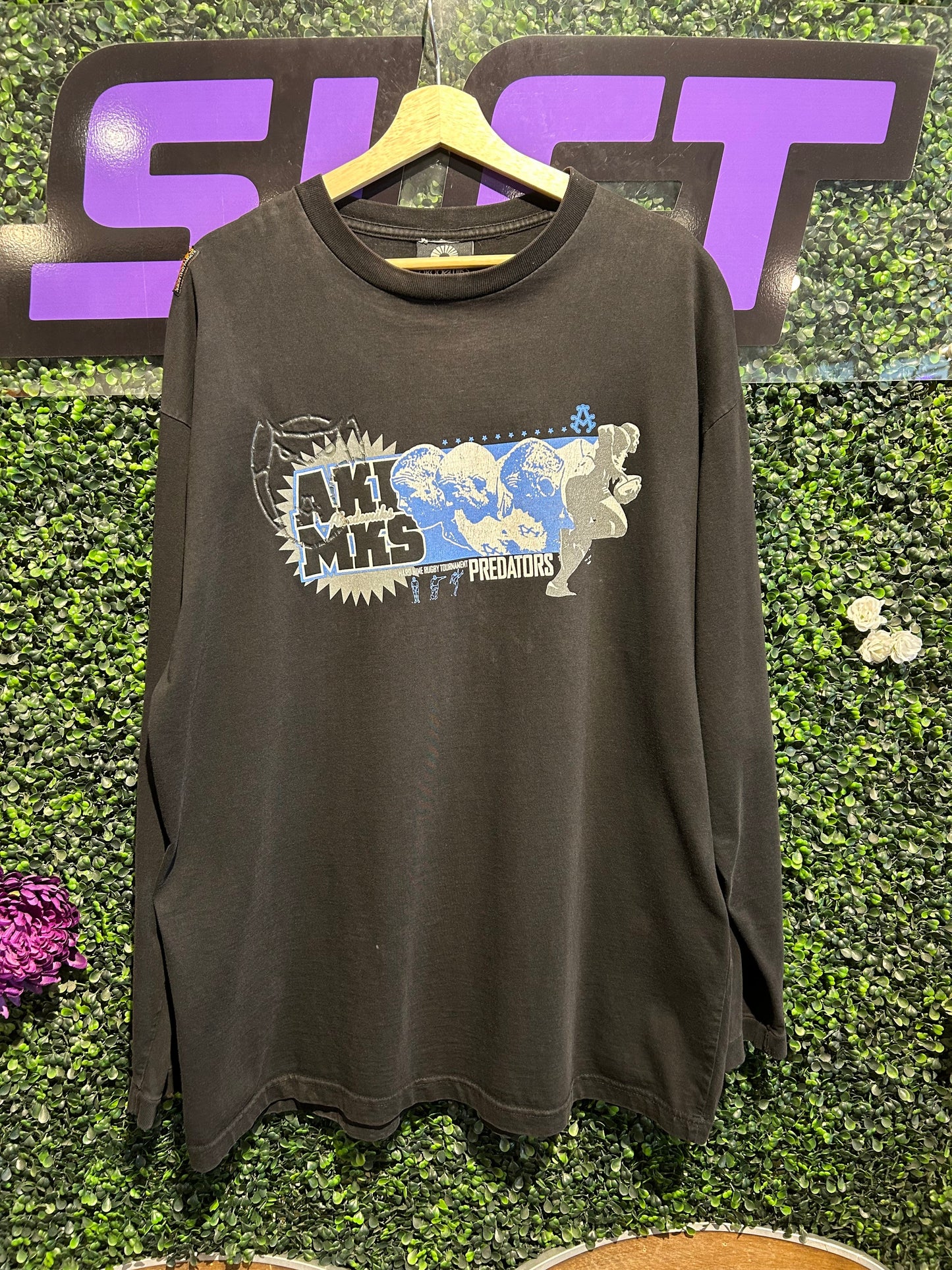 2004 Akademiks Rugby Predators LS Shirt. Size XL