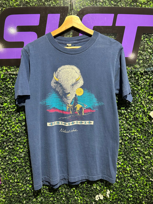 1988 Nebraska Buffalo T-Shirt. Size M/L