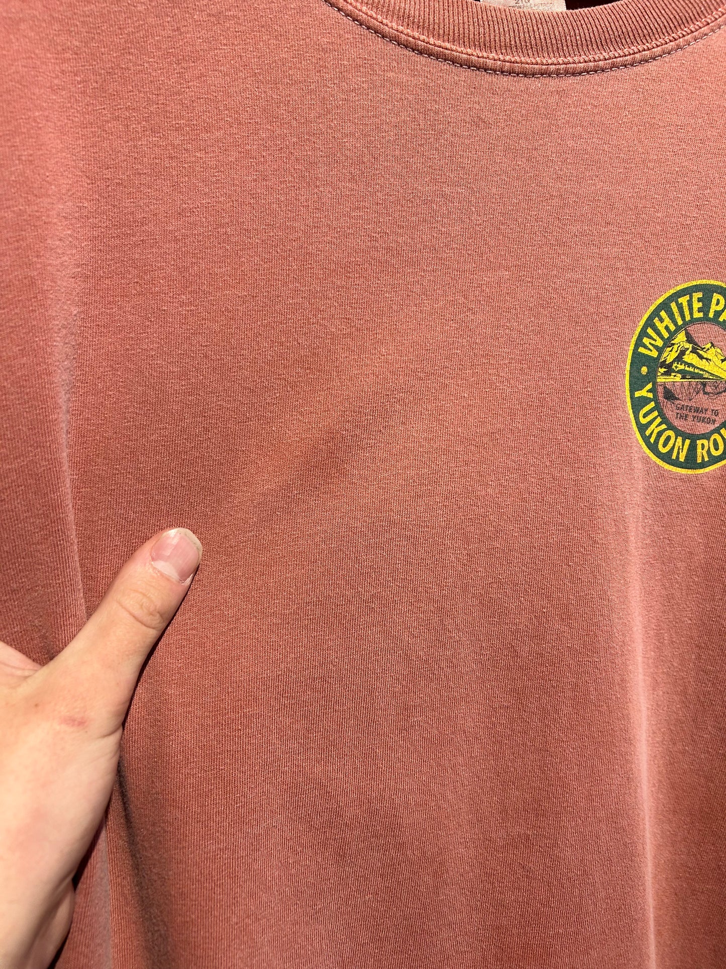 Vintage Alaska White Pass & Skagway Yukon Route LS Shirt. Size XXL