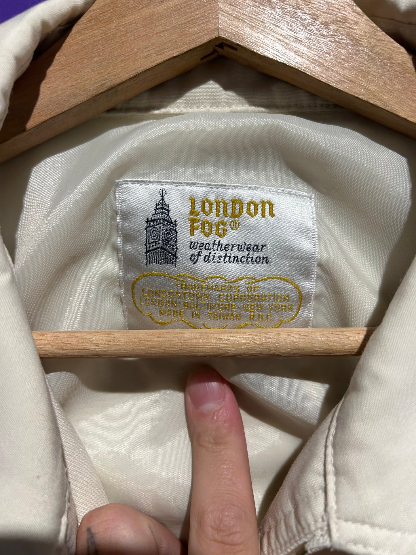Vintage London Fog Zip-Up Jacket. Size XL