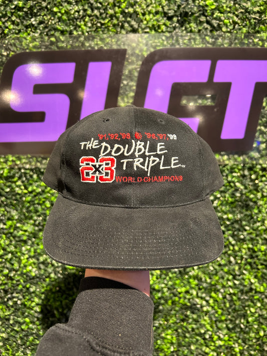 1998 Chicago Bulls “The Double Triple” Sports Specialties Snapback Hat