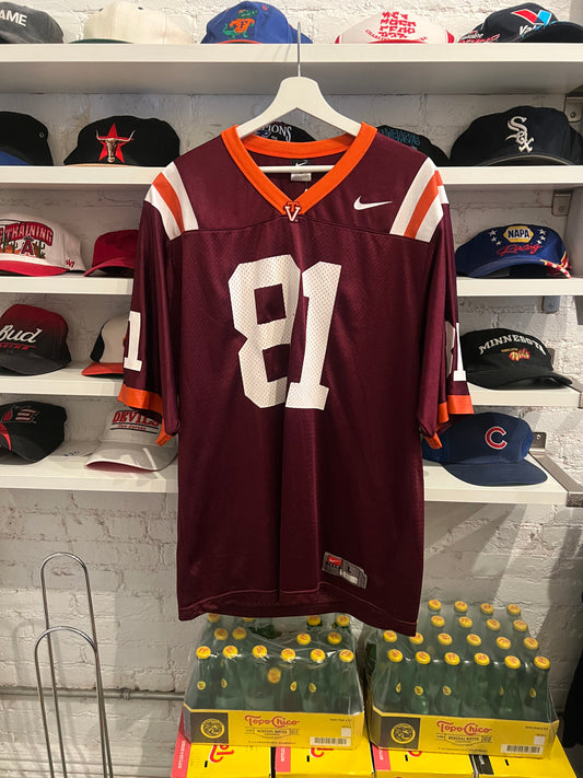 Nike Virginia Tech Football Jersey Size Large