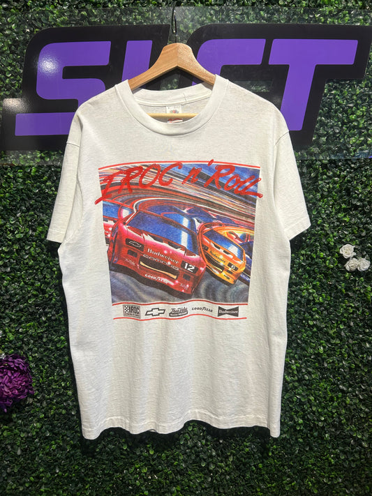 80s IROC N’ Roll Budweiser Chevrolet Racing T-Shirt. Size Large