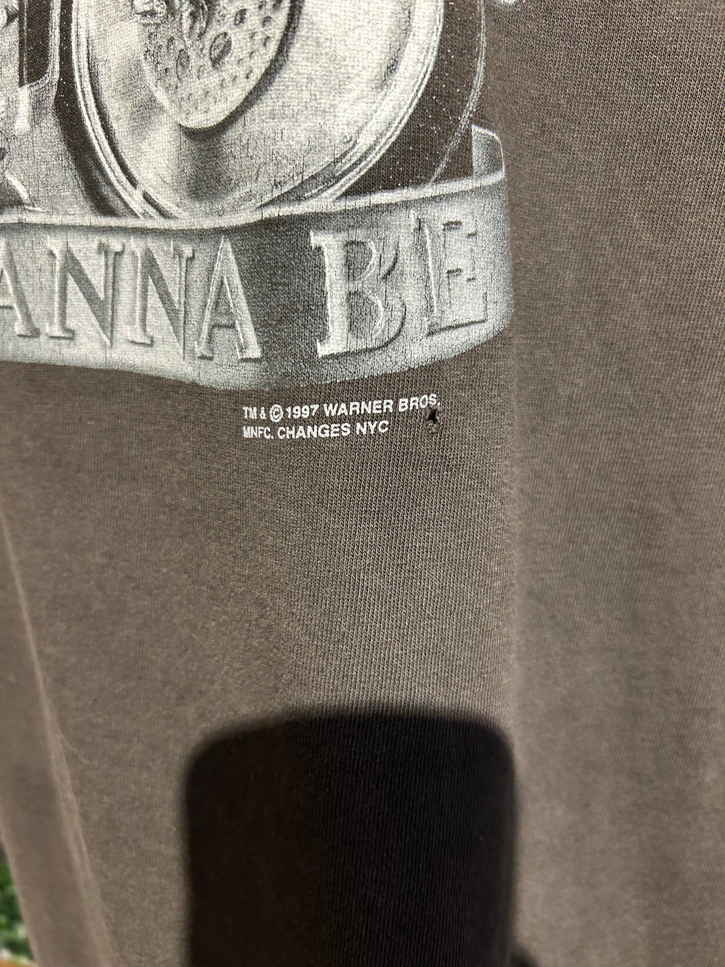 1997 Taz “Bad As I Wanna Be” Dennis Rodman Parody T-Shirt. Size L/XL