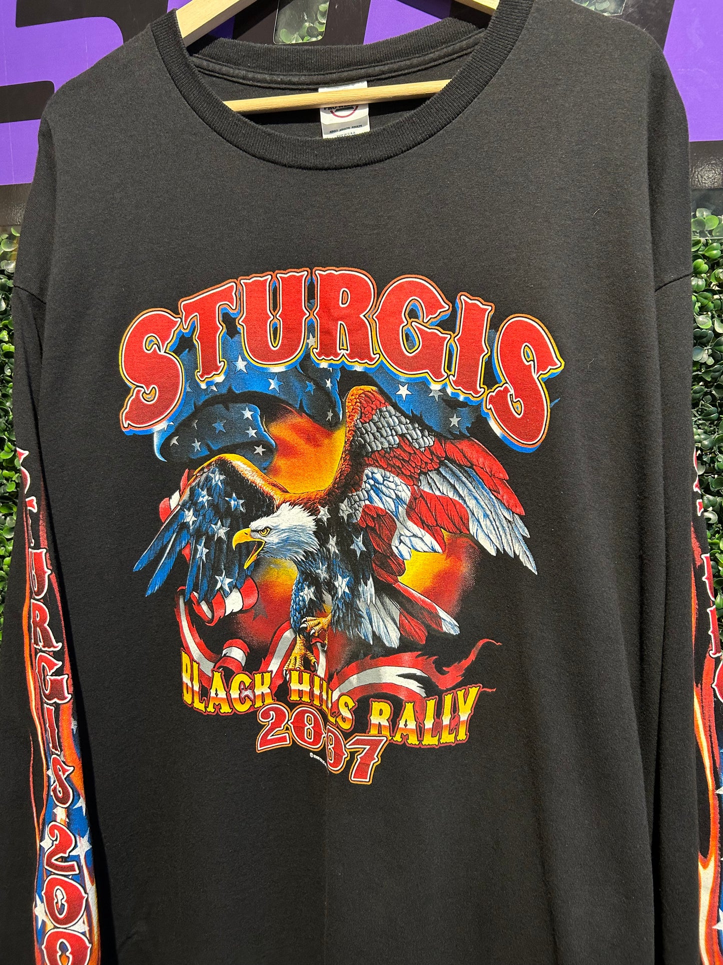 2007 Sturgis Black Hills Rally LS Shirt. Size XXL