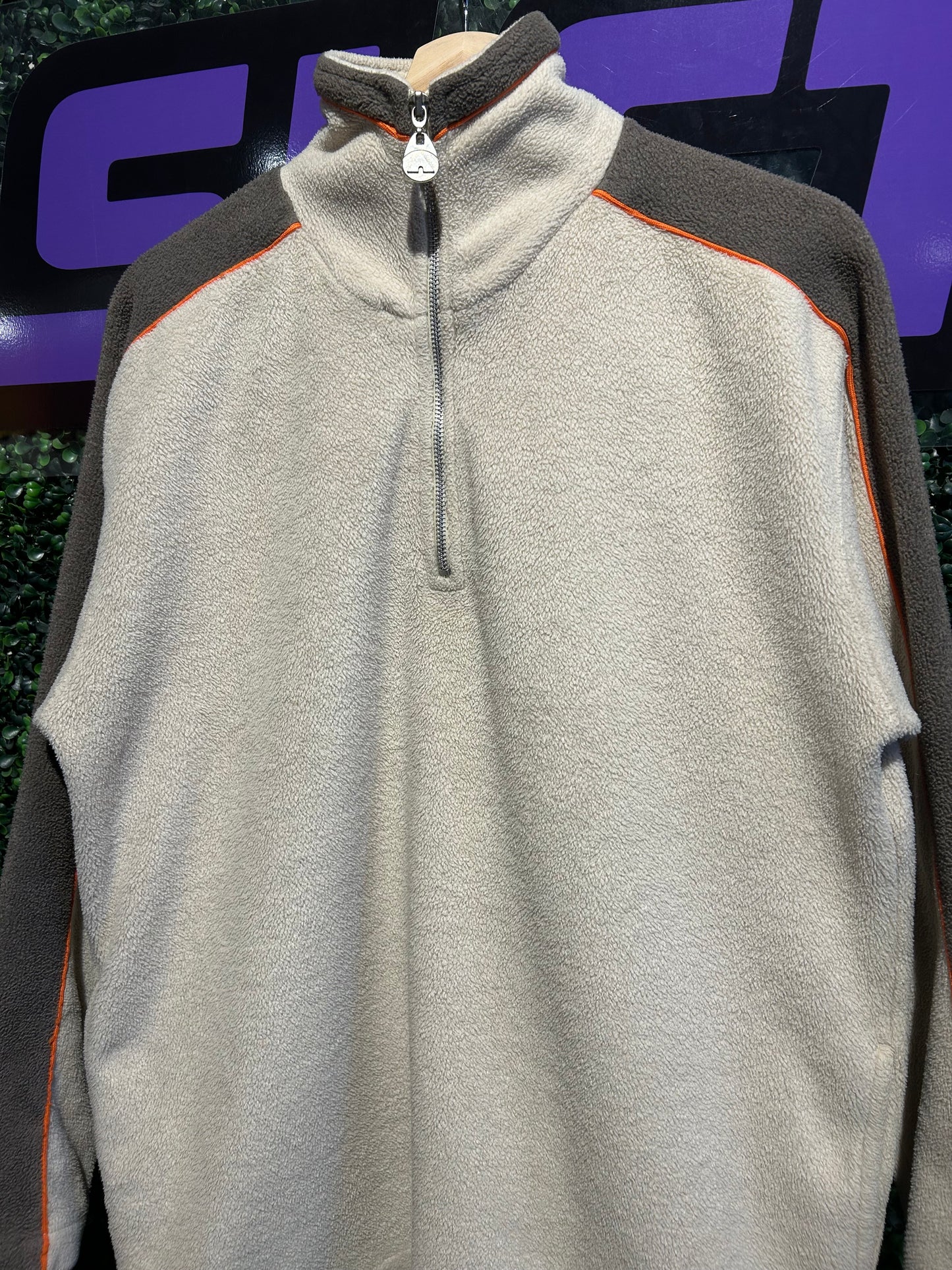 90s Airwalk 1/4 Zip Fleece Jacket. Size S/M