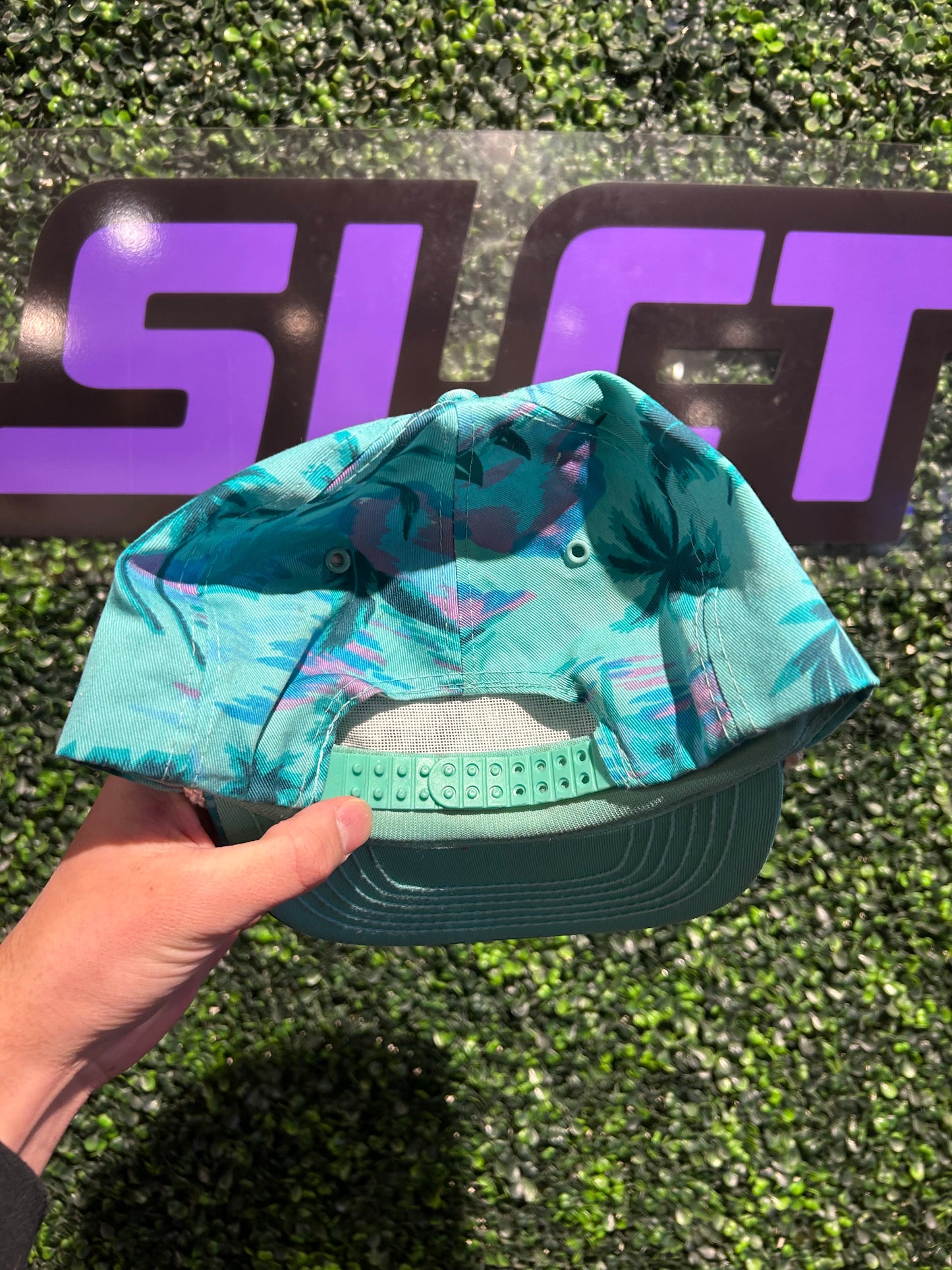 Vintage Bull Shooter Floral Snapback Hat