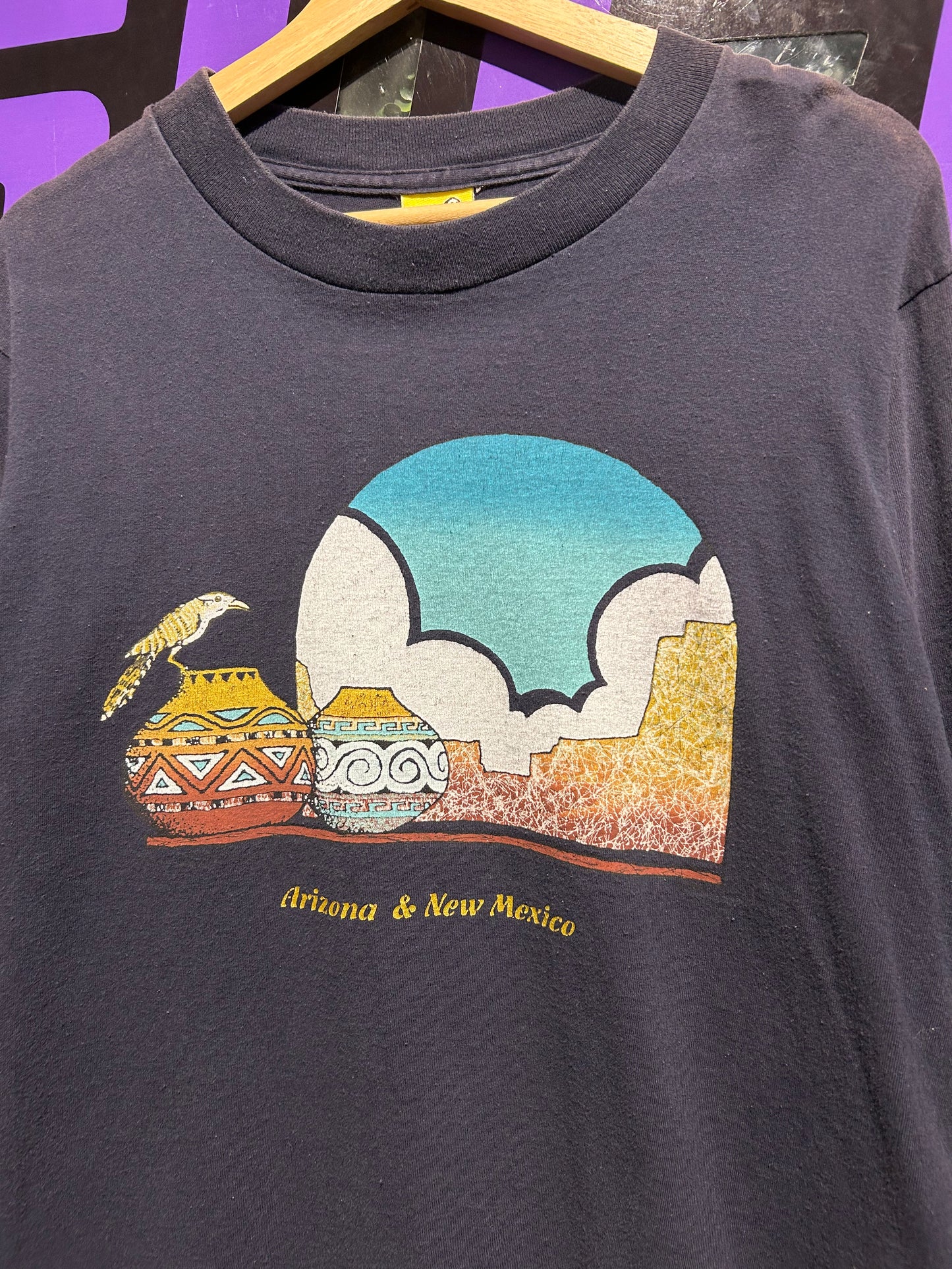 90s Arizona & New Mexico Big Dogs LS Shirt. Size Medium