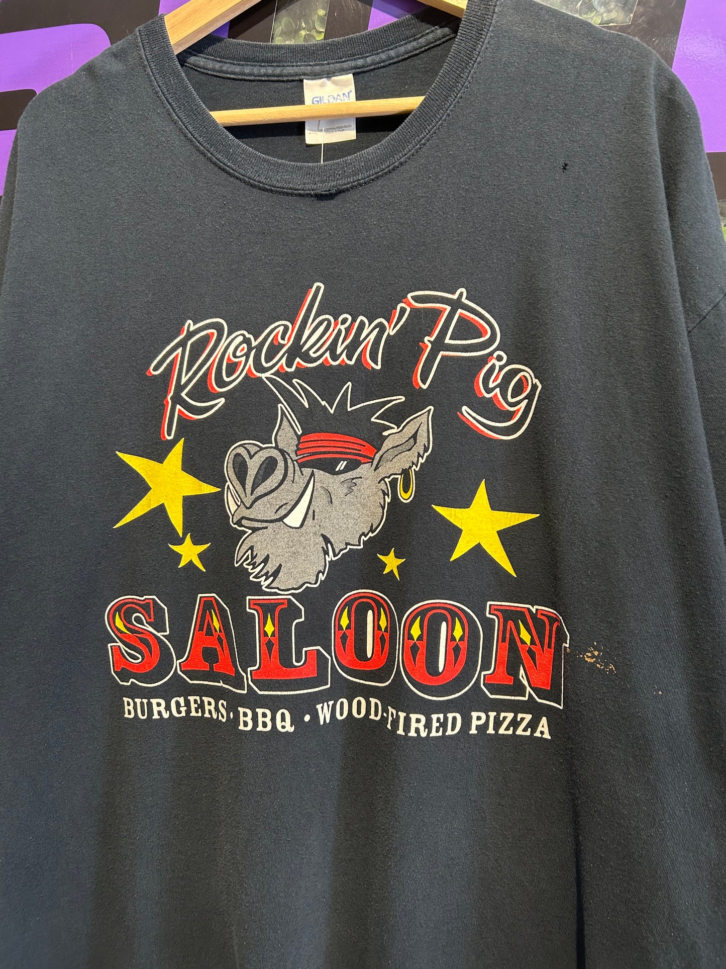 00s Rockin’ Pig Saloon T-Shirt. Size XL/XXL