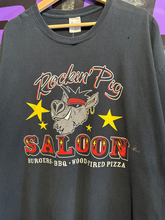 00s Rockin’ Pig Saloon T-Shirt. Size XL/XXL