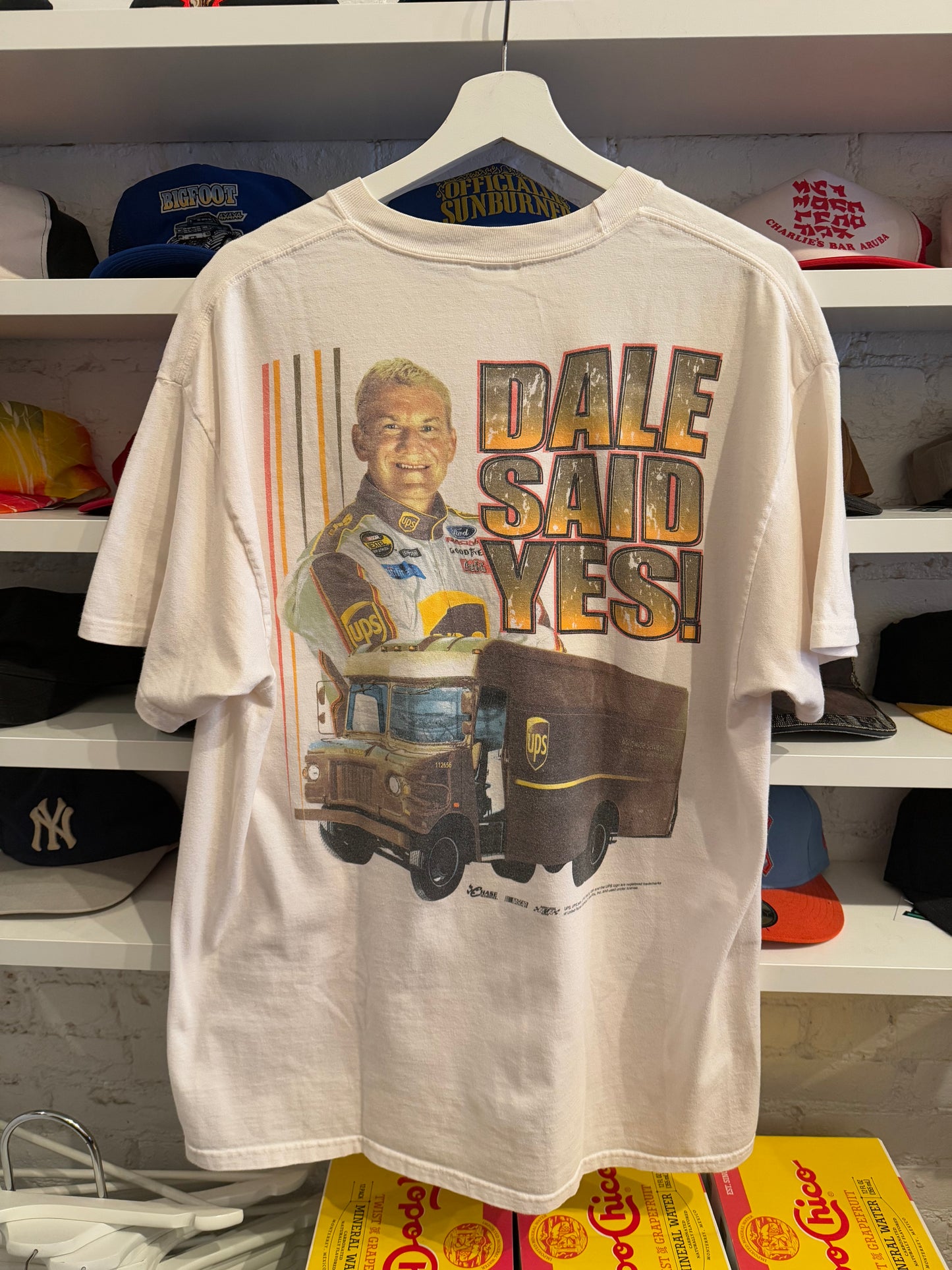 Dale Said Yes UPS NASCAR T-Shirt Size Large