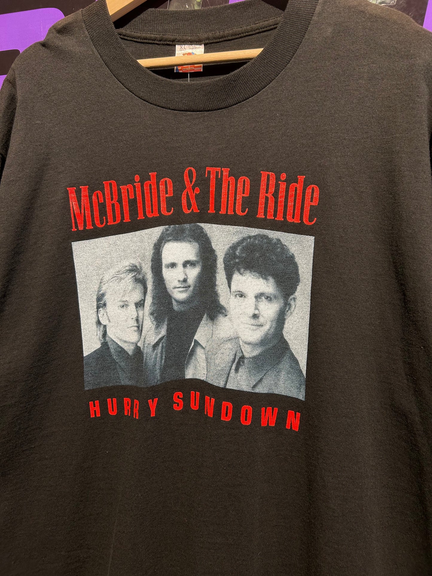 90s McBride & The Ride “Hurry Sundown” T-Shirt. Size XL