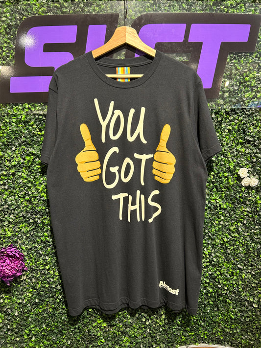 Vintage Almost Skateboards You Got This T-Shirt. Size Large (NWT)
