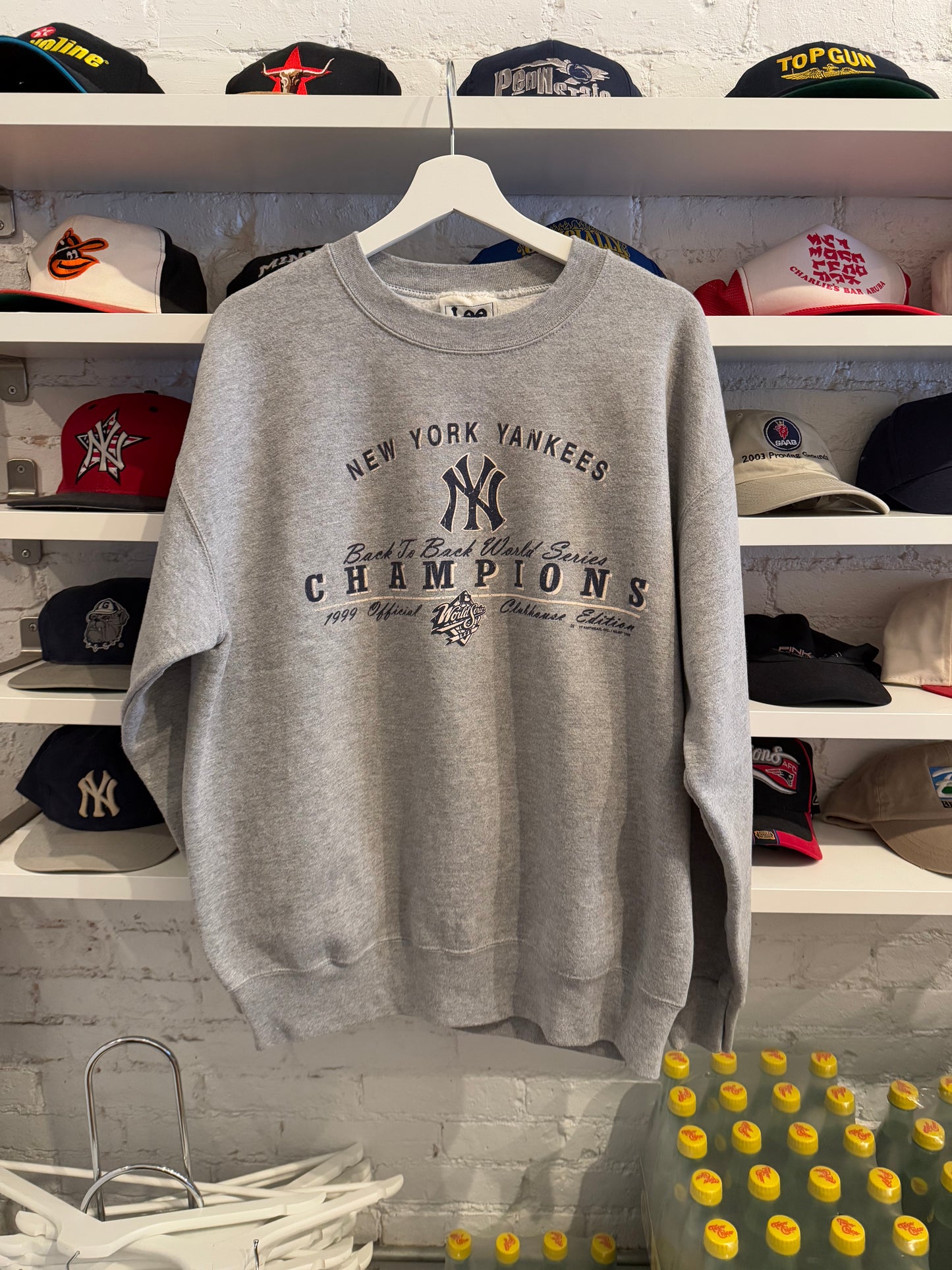 1999 New York Yankees Championship Crewneck Size Large