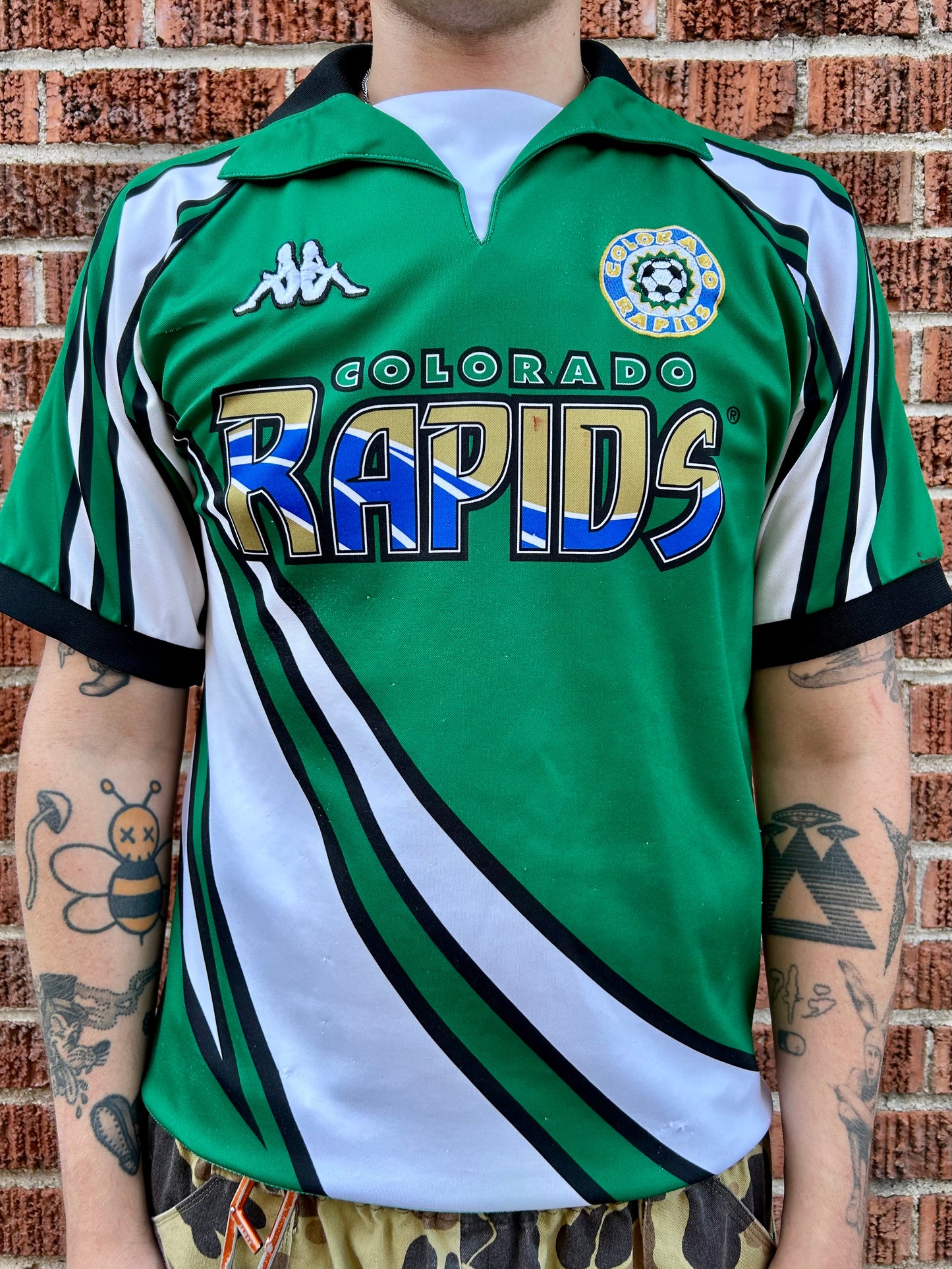 1999 Colorado Rapids Kappa MLS Collared Jersey. Size S/M