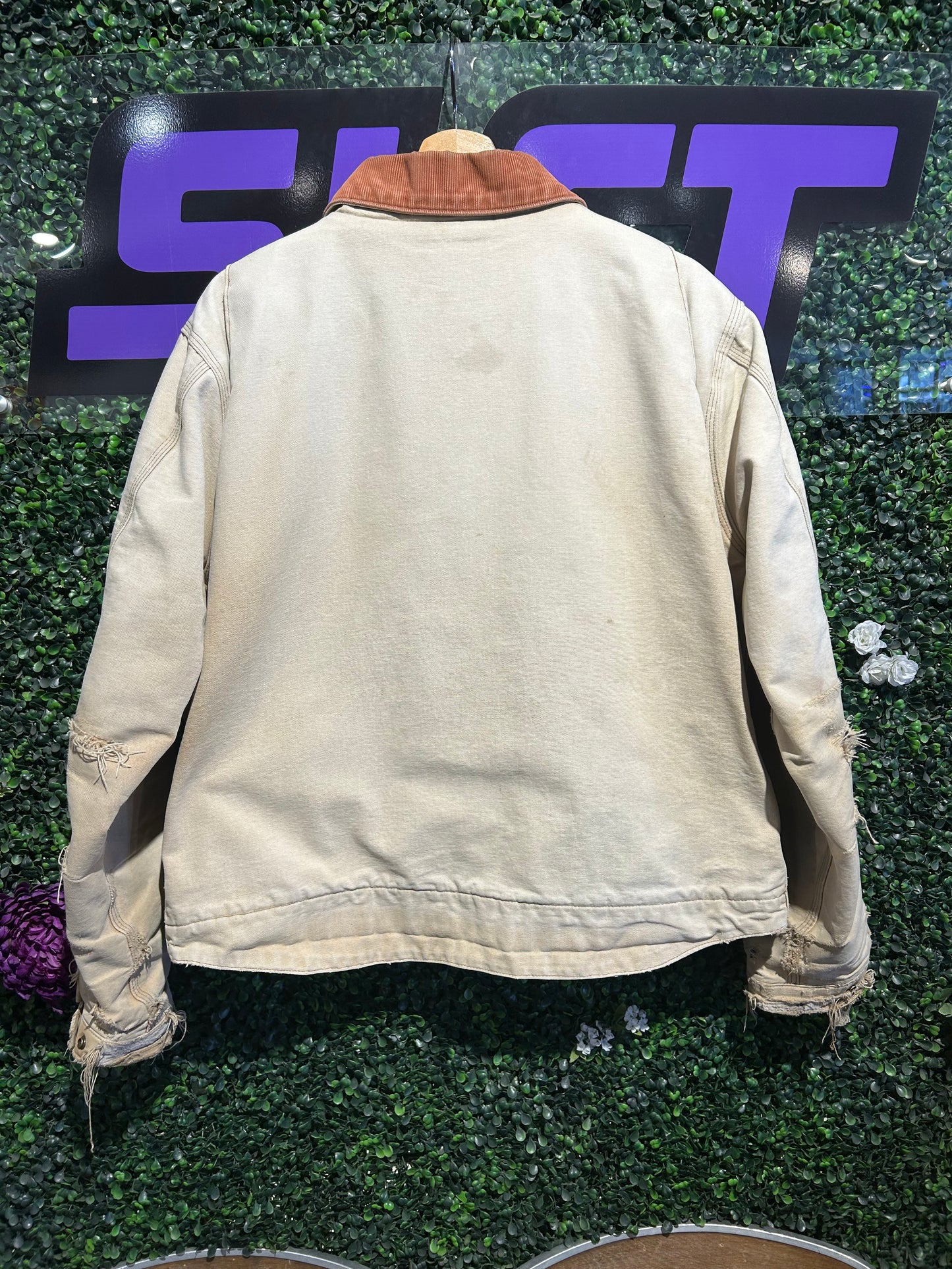 Carhartt Blanket-Lined Zip-Up Detroit Jacket. Size M/L