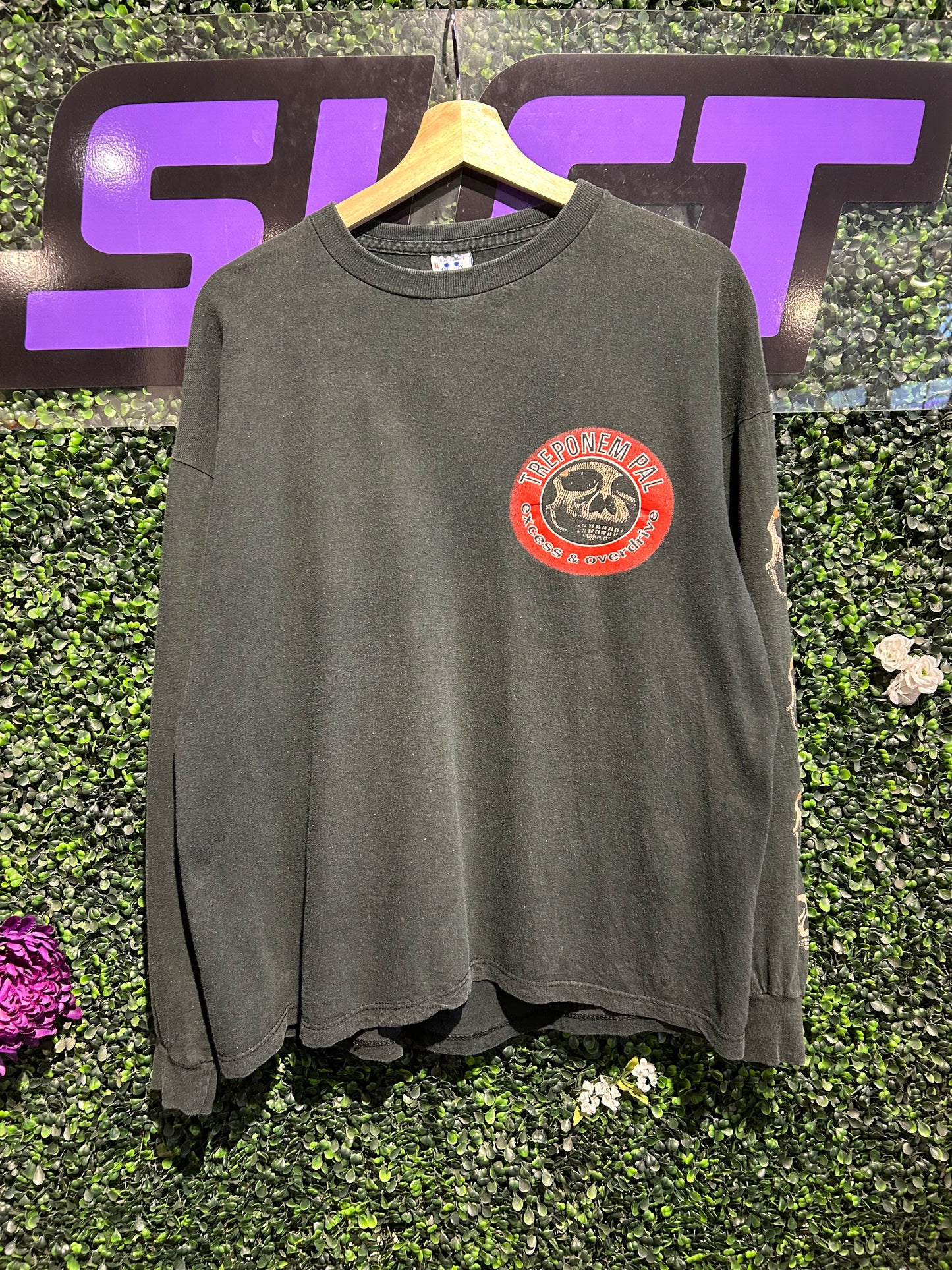 Vintage Treponem Pal Excess & Overdrive LS Shirt. Size L/XL