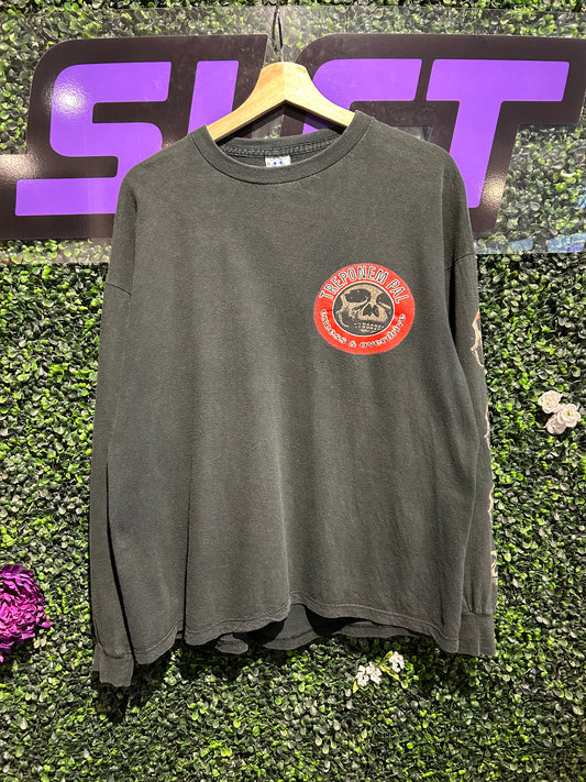 Vintage Treponem Pal Excess & Overdrive LS Shirt. Size L/XL
