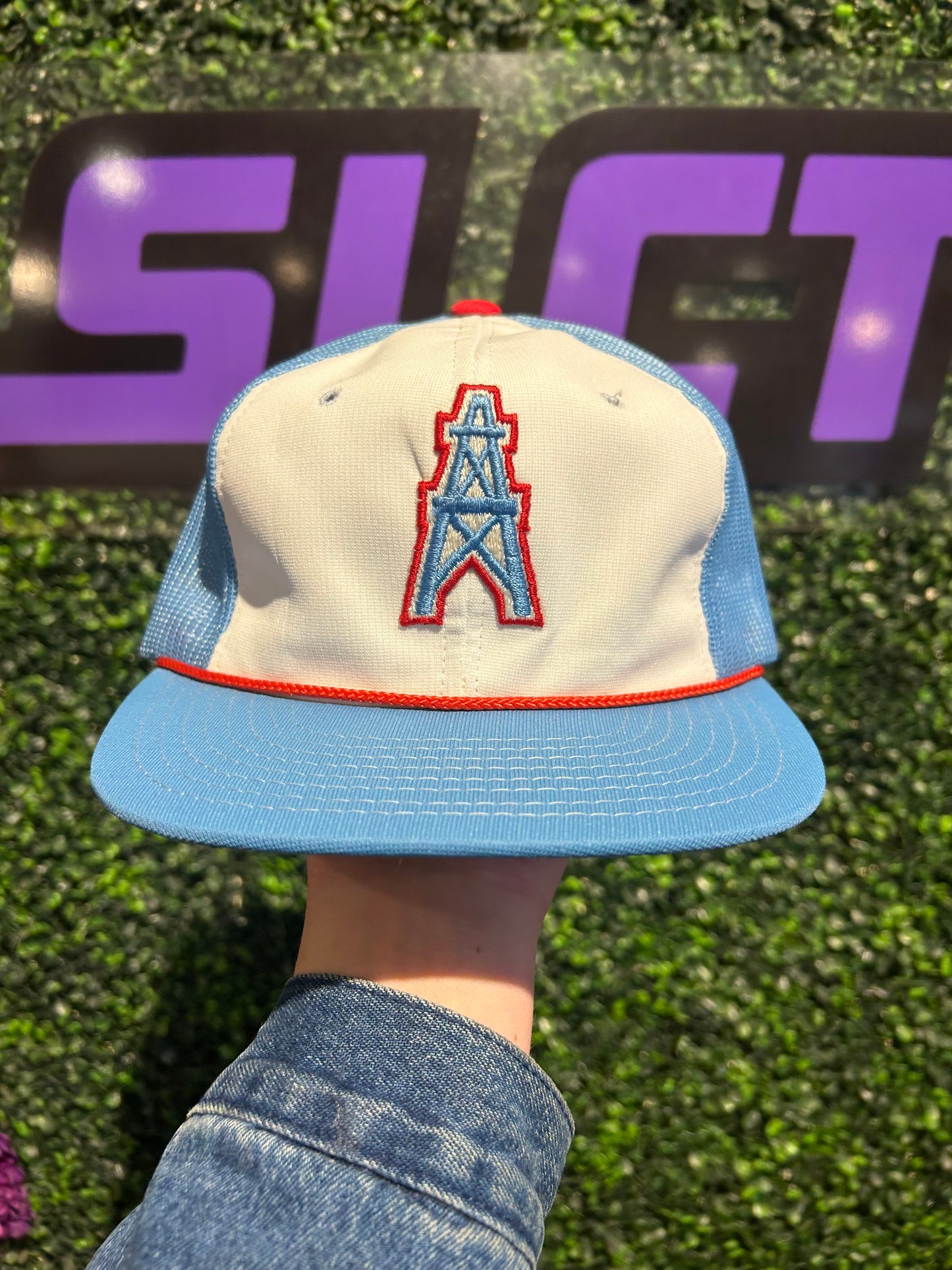 80s Houston Oilers Trucker Hat