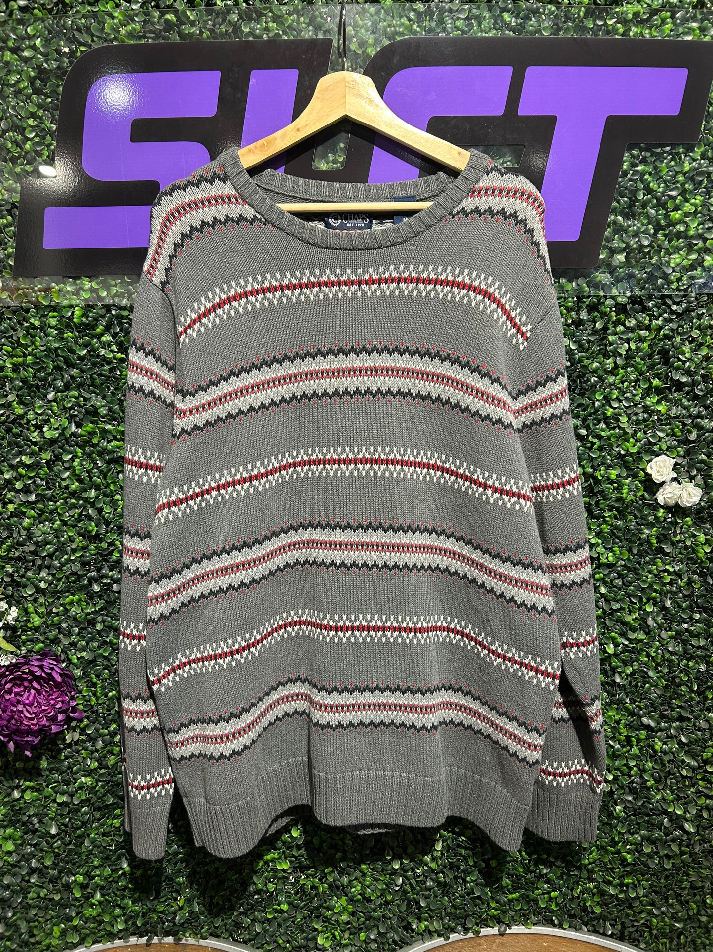 00s Chaps Knit Sweater. Size M/L
