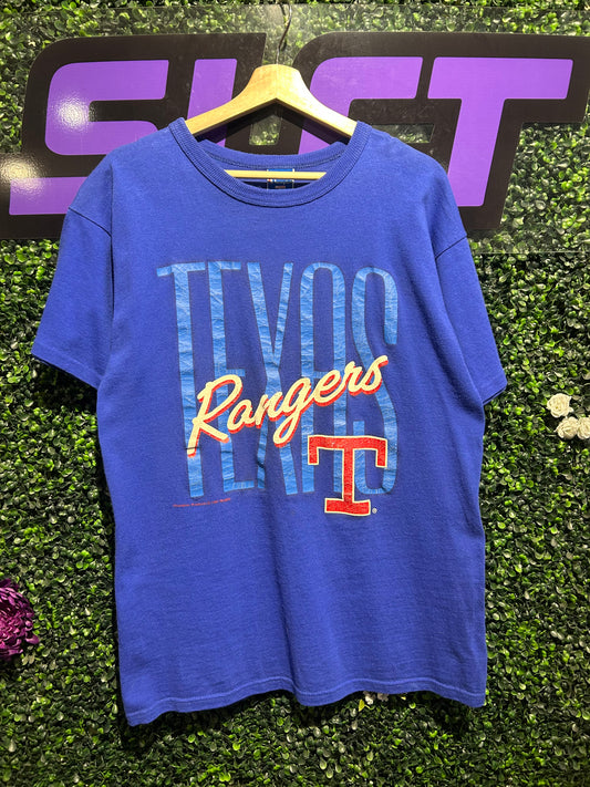 1991 Texas Rangers Champion T-Shirt. Size M/L