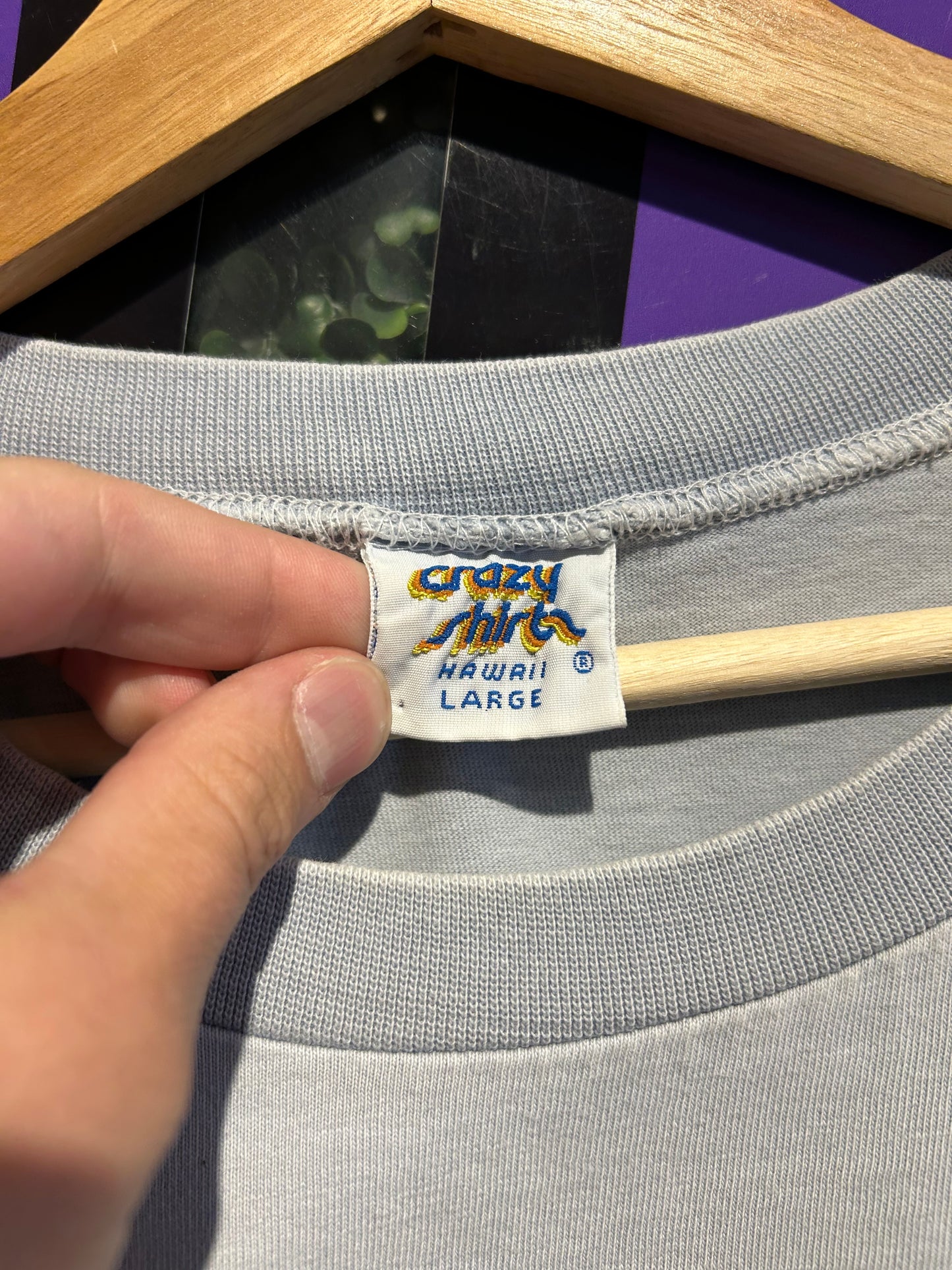 90s Blue Water Surfboards T-Shirt. Size Large