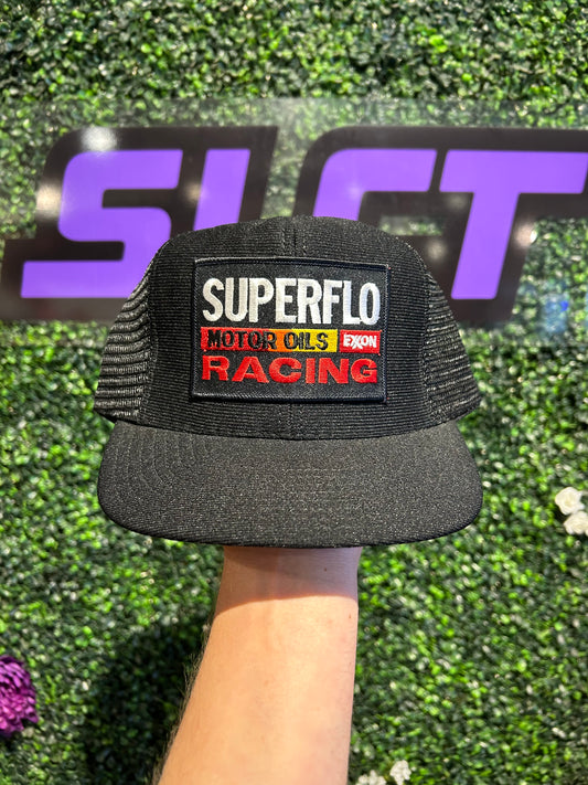 Vintage Superflo Racing NASCAR Trucker Hat