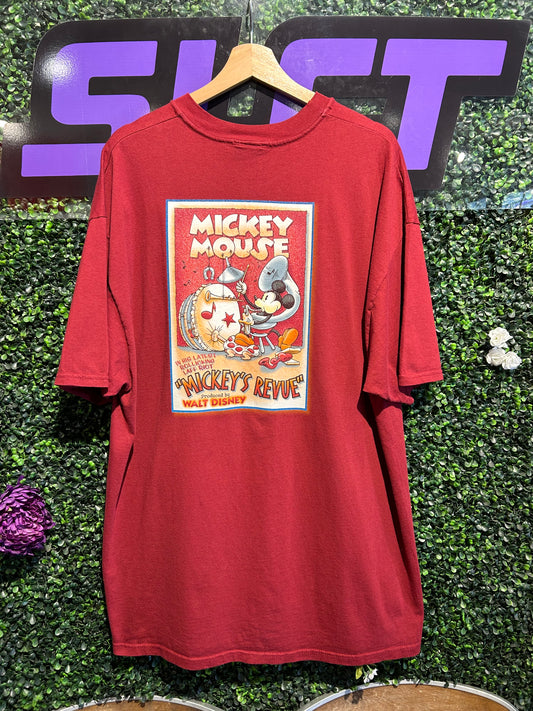 00s Vintage Disney Animation Mickey’s Revue T-Shirt. Size XXL