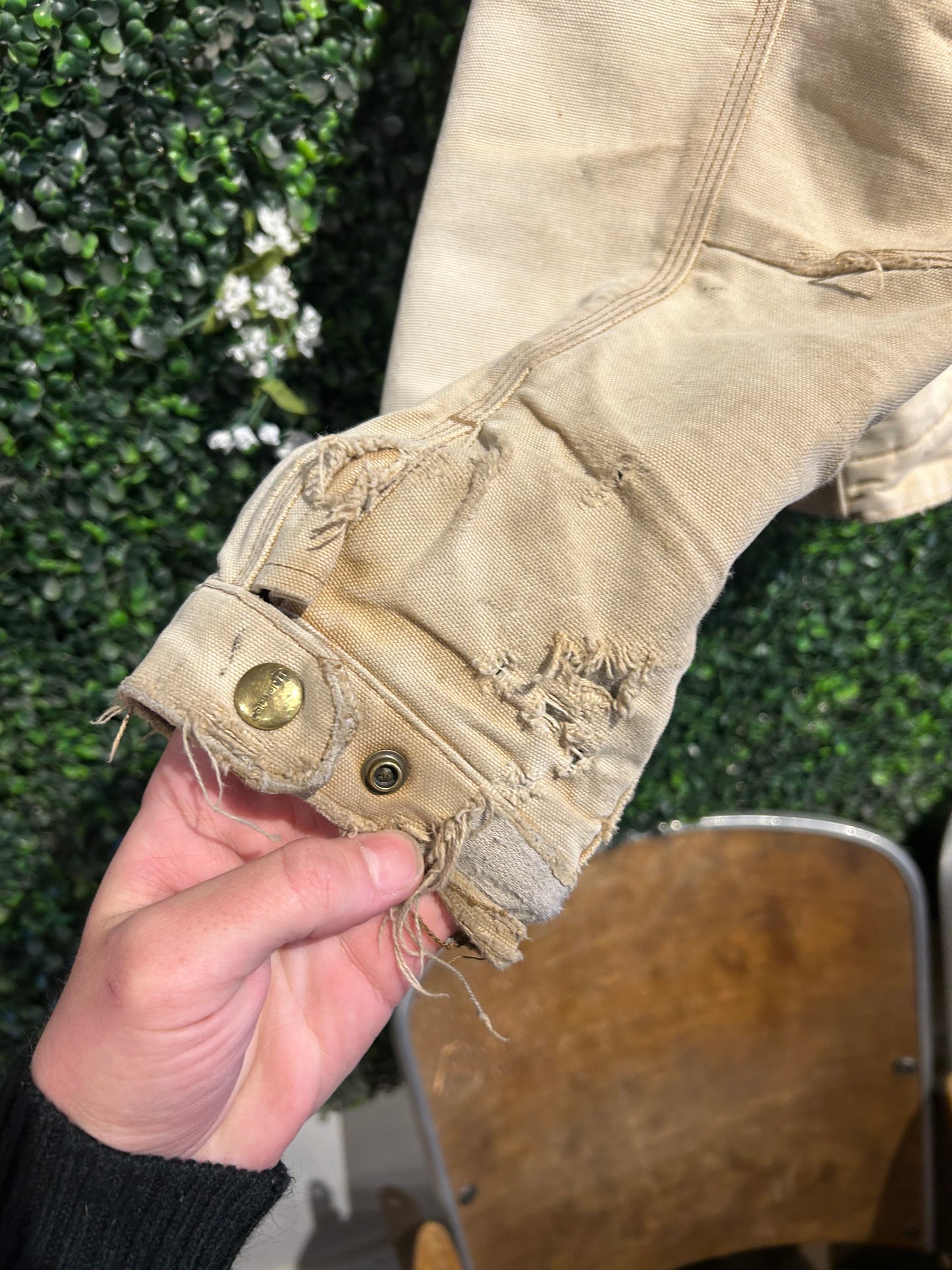 Carhartt Blanket-Lined Zip-Up Detroit Jacket. Size M/L