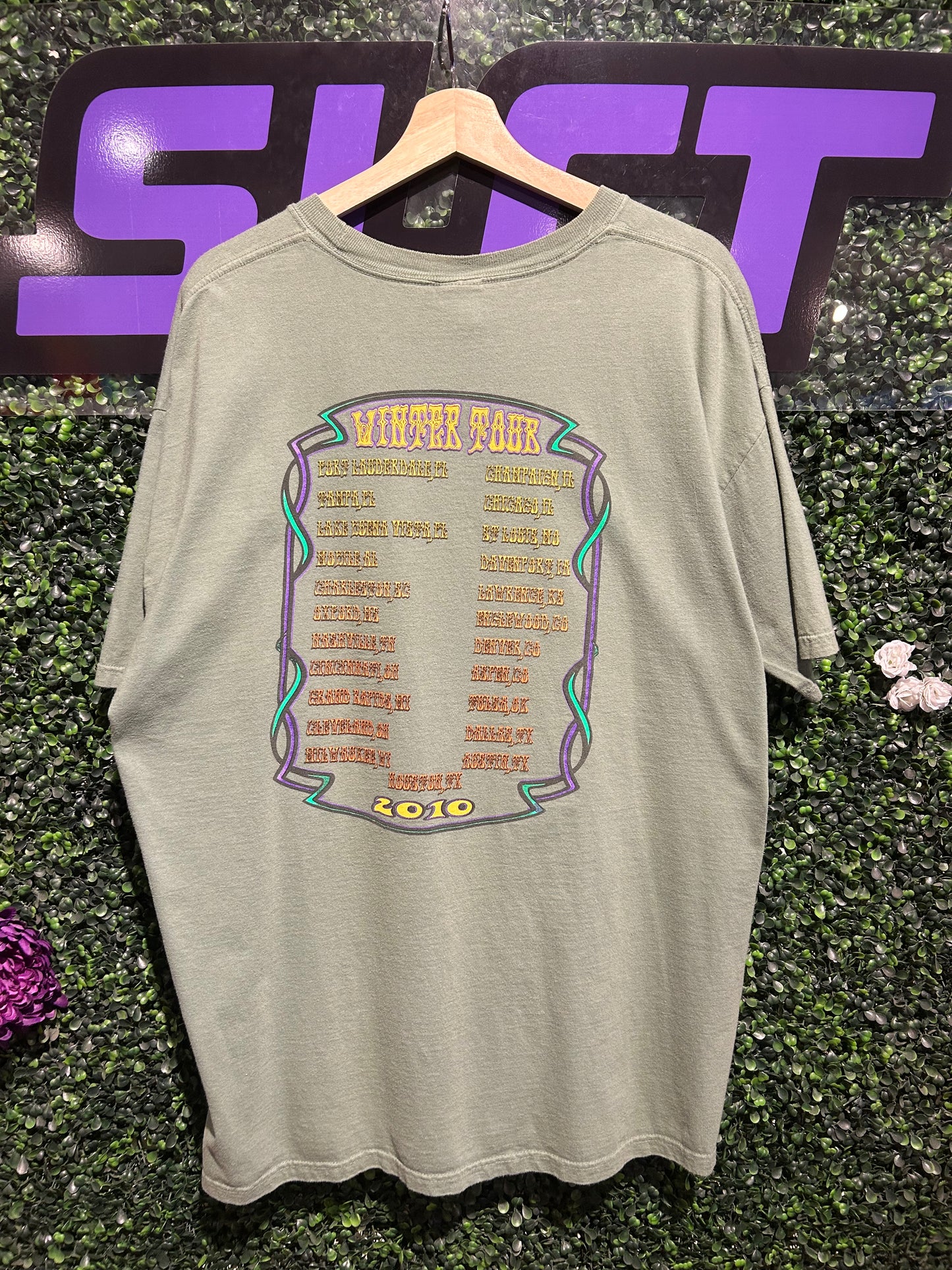 2010 Government Mule Winter Tour T-Shirt. Size XL