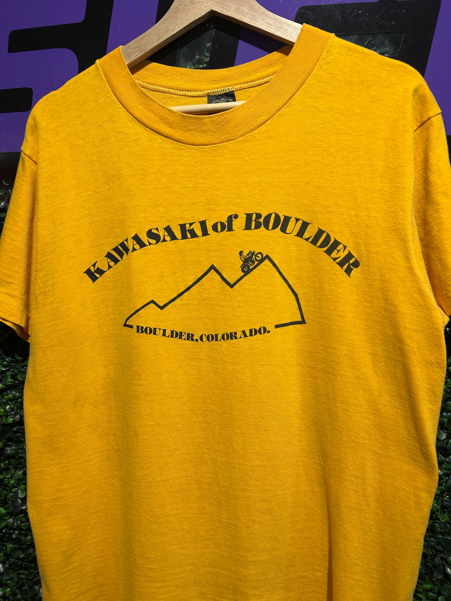 70s Kawasaki Of Boulder T-Shirt. Size M/L