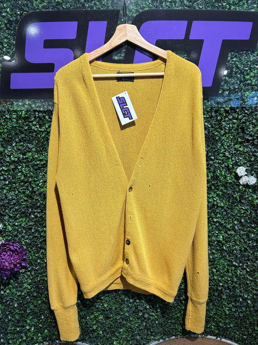 70s Jockey Knit Cardigan. Size M/L