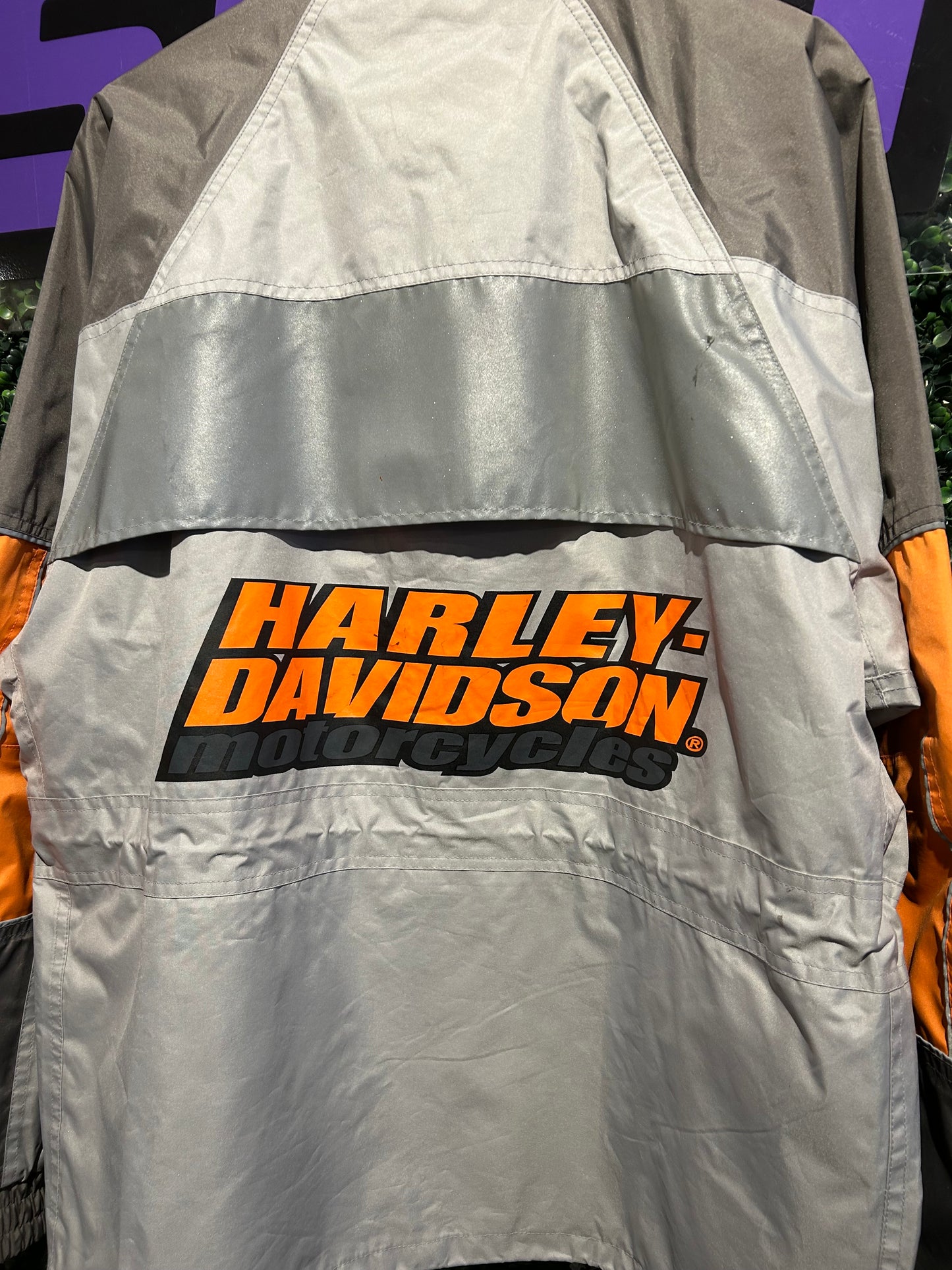 Vintage Harley Davidson Shell Jacket. Size Large