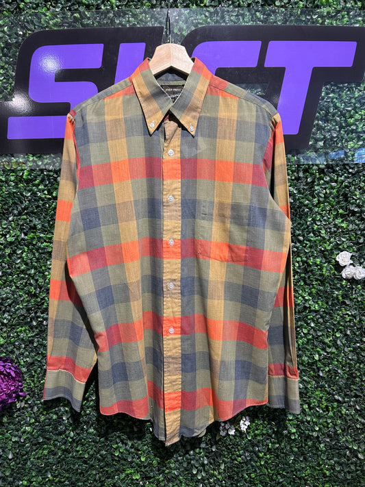 70s National Button-Up Shirt. Size M/L