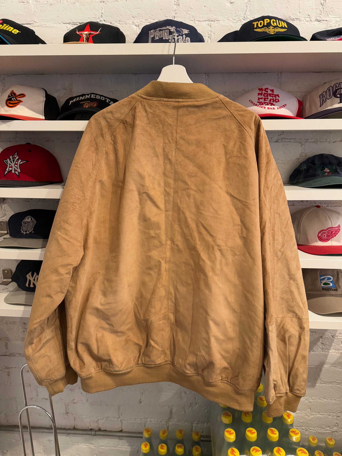 Phat Farm Suede Leather Jacket Size XL