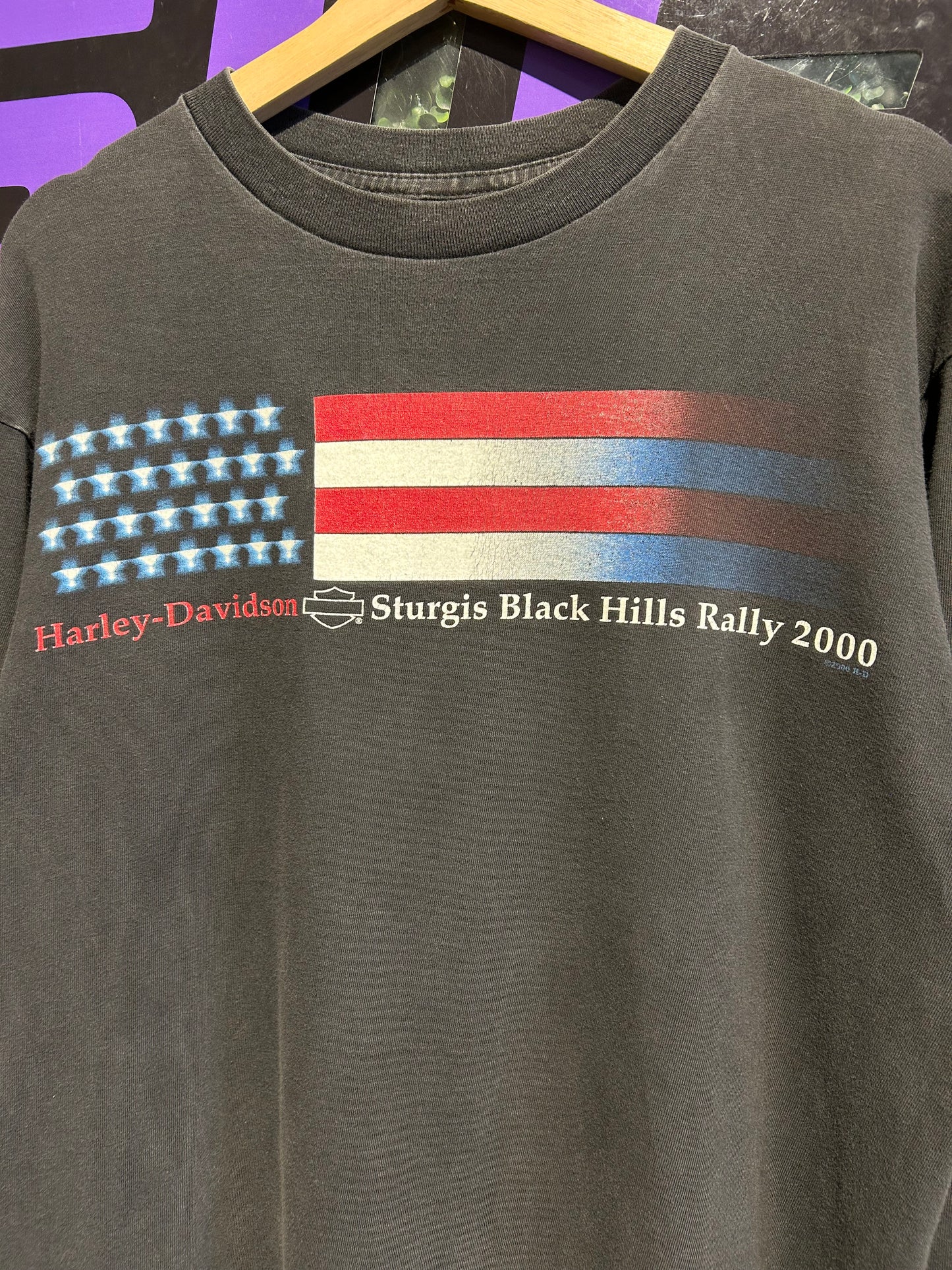 2000 Harley Davidson Sturgis Black Hills Rally LS Shirt. Size Large