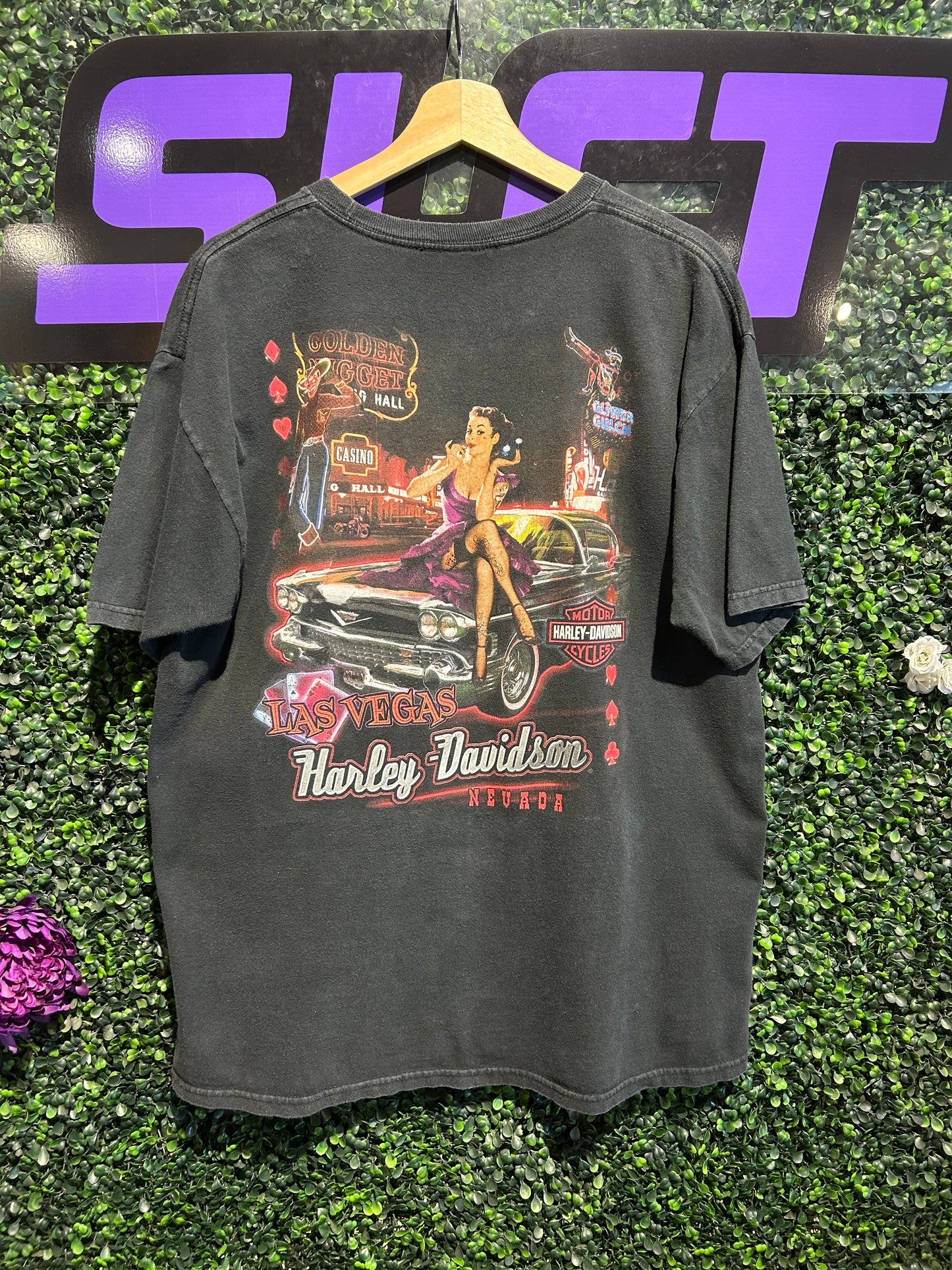 2010 Harley Davidson Las Vegas T-Shirt. Size Large