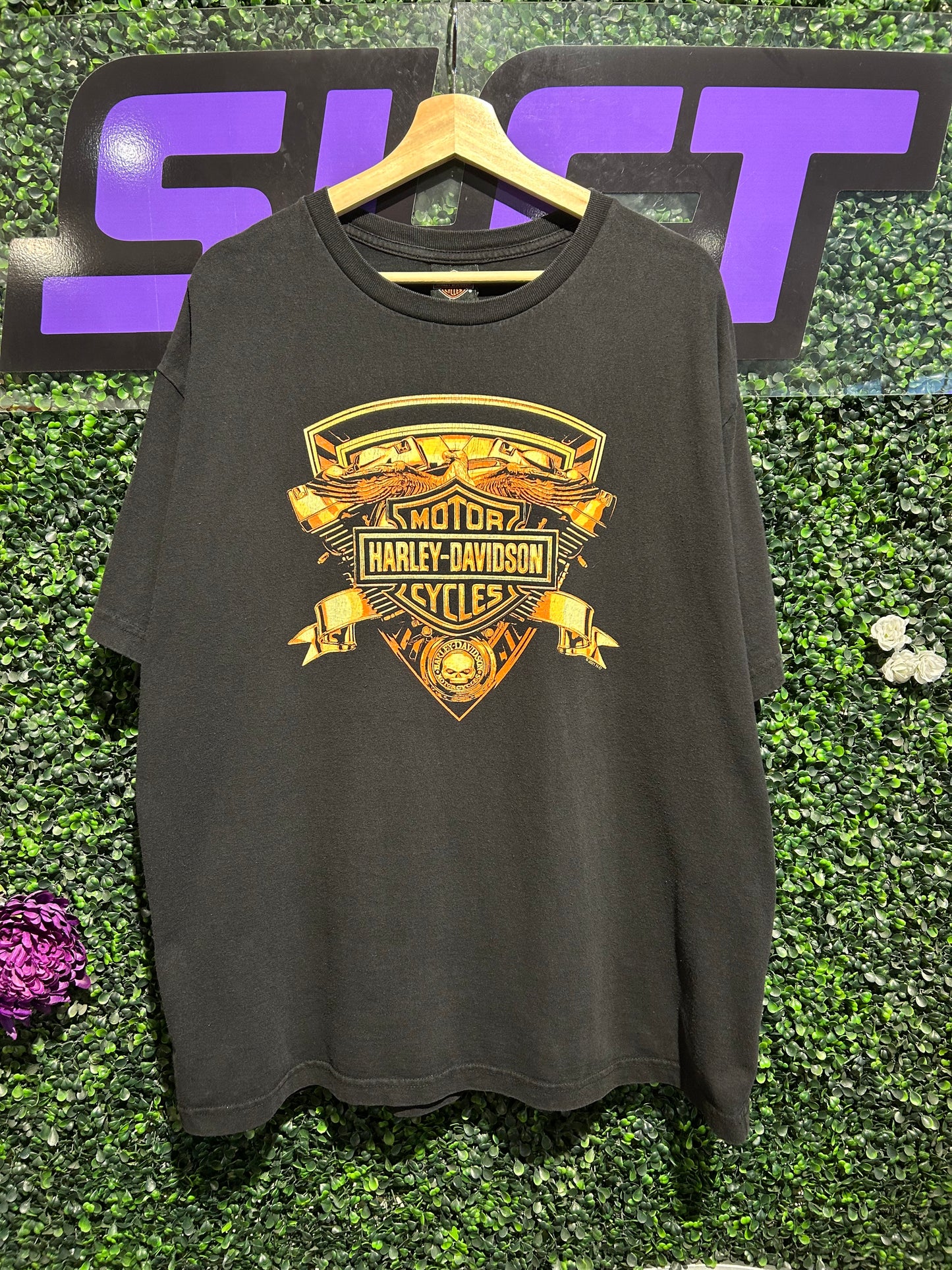 00s Harley Davidson Mile High T-Shirt. Size XL