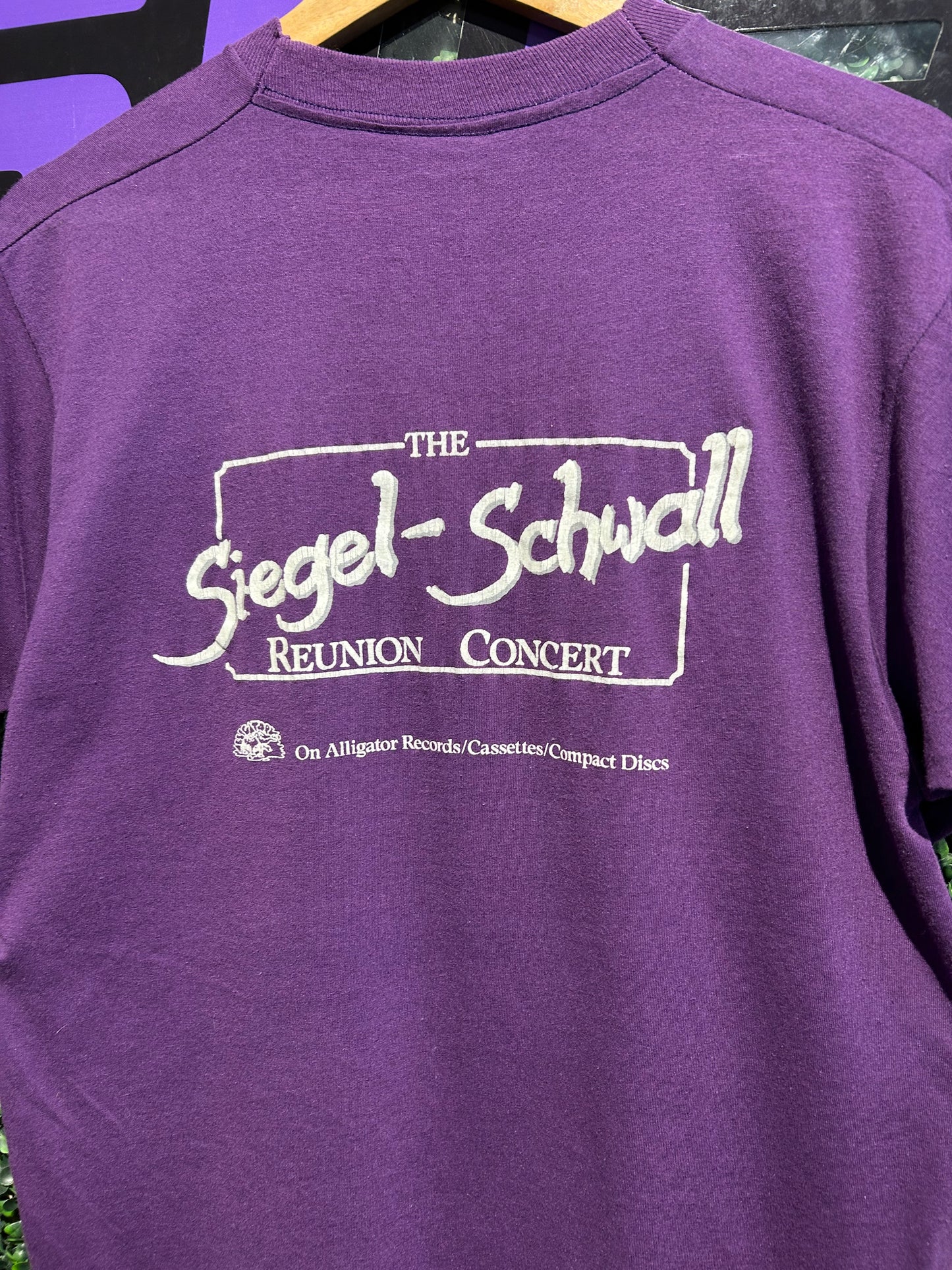 1988 Siegel-Schwall Live Reunion Concert T-Shirt. Size M/L