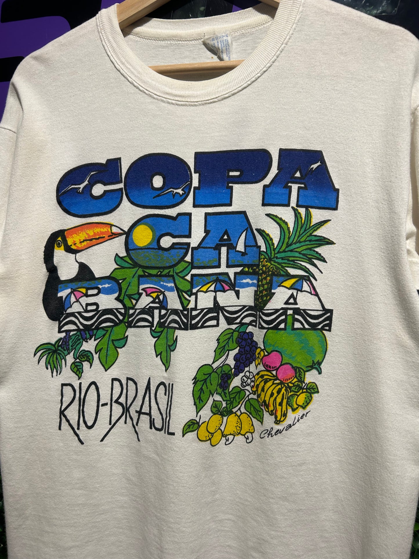 Vintage Copa Ca Bana Rio Brazil T-Shirt. Size M/L