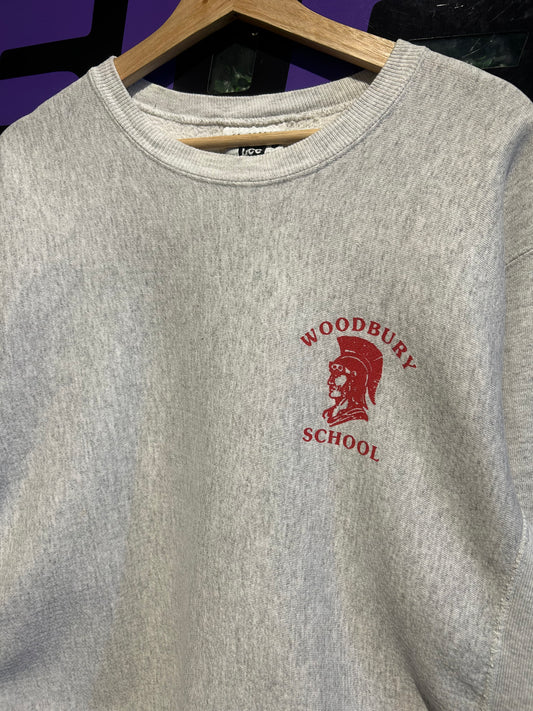 90s Woodbury School Student Council Lee Crewneck. Size Large
