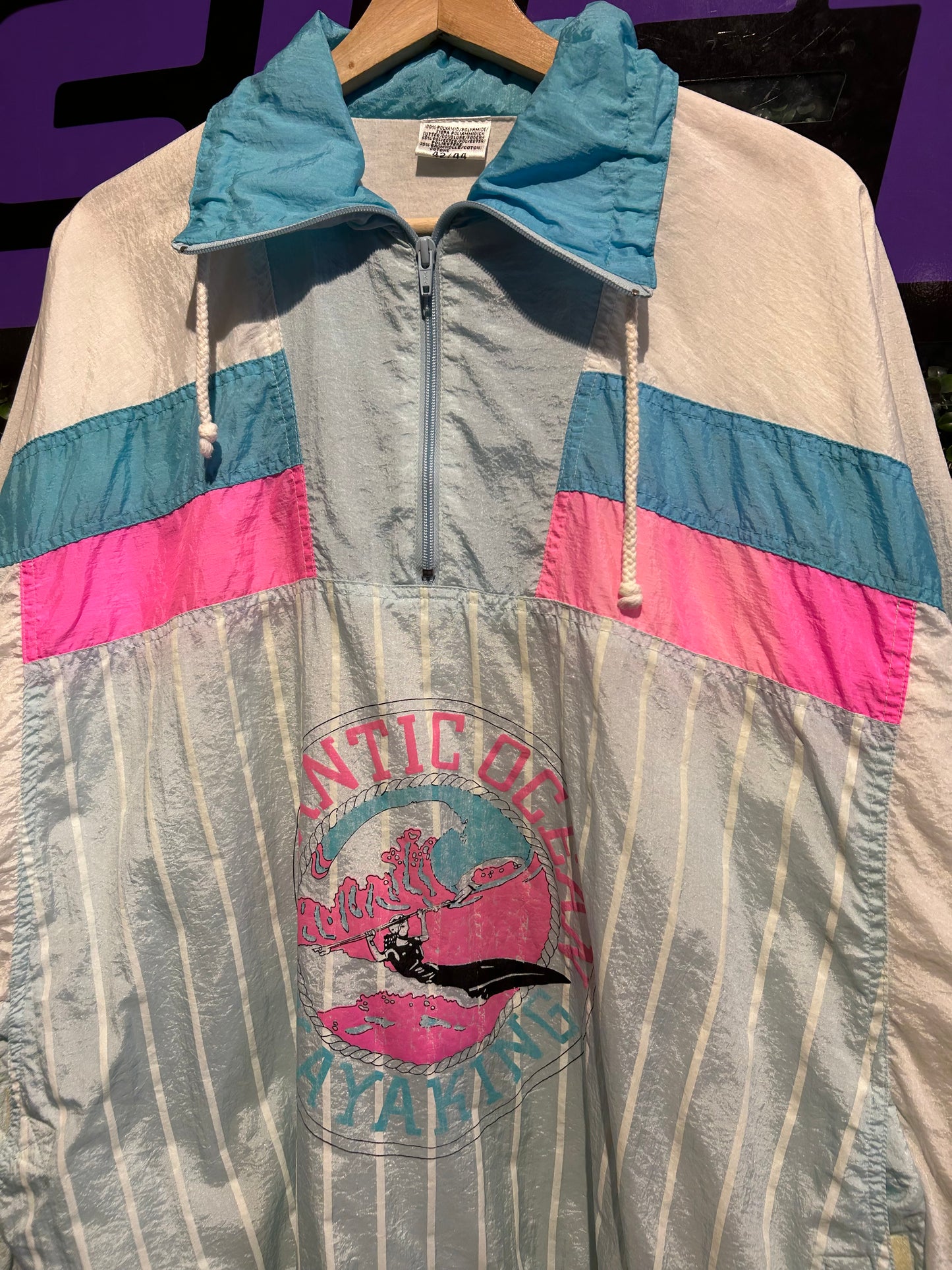 Vintage Atlantic Ocean Kayaking Jacket. Size Large