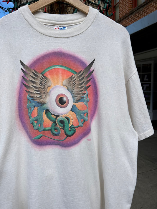 90s Stanley Mouse Flying Eyeball Mouse Studios Art T-Shirt. Size XL