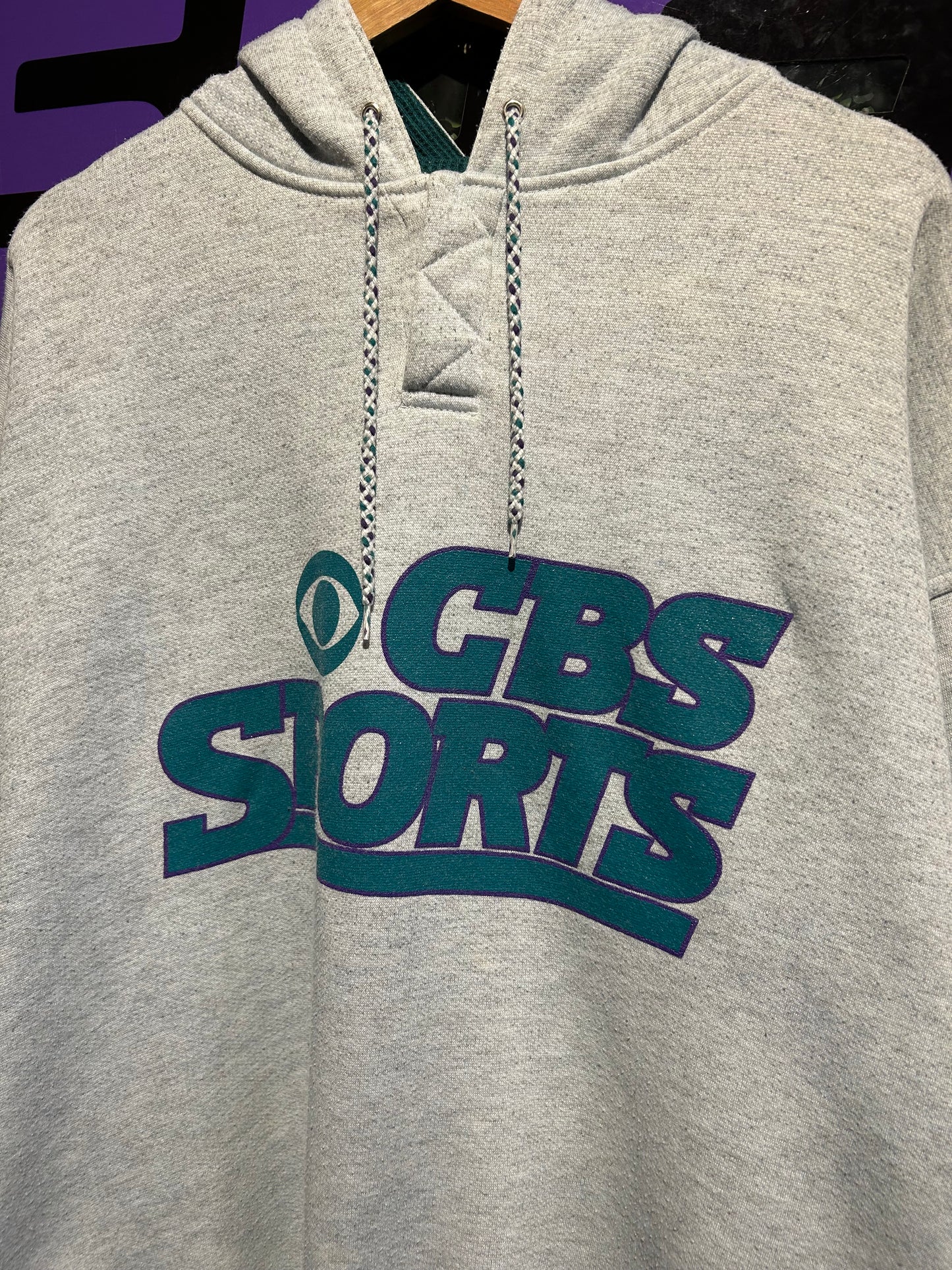 90s CBS Sports Hoodie. Size L/XL