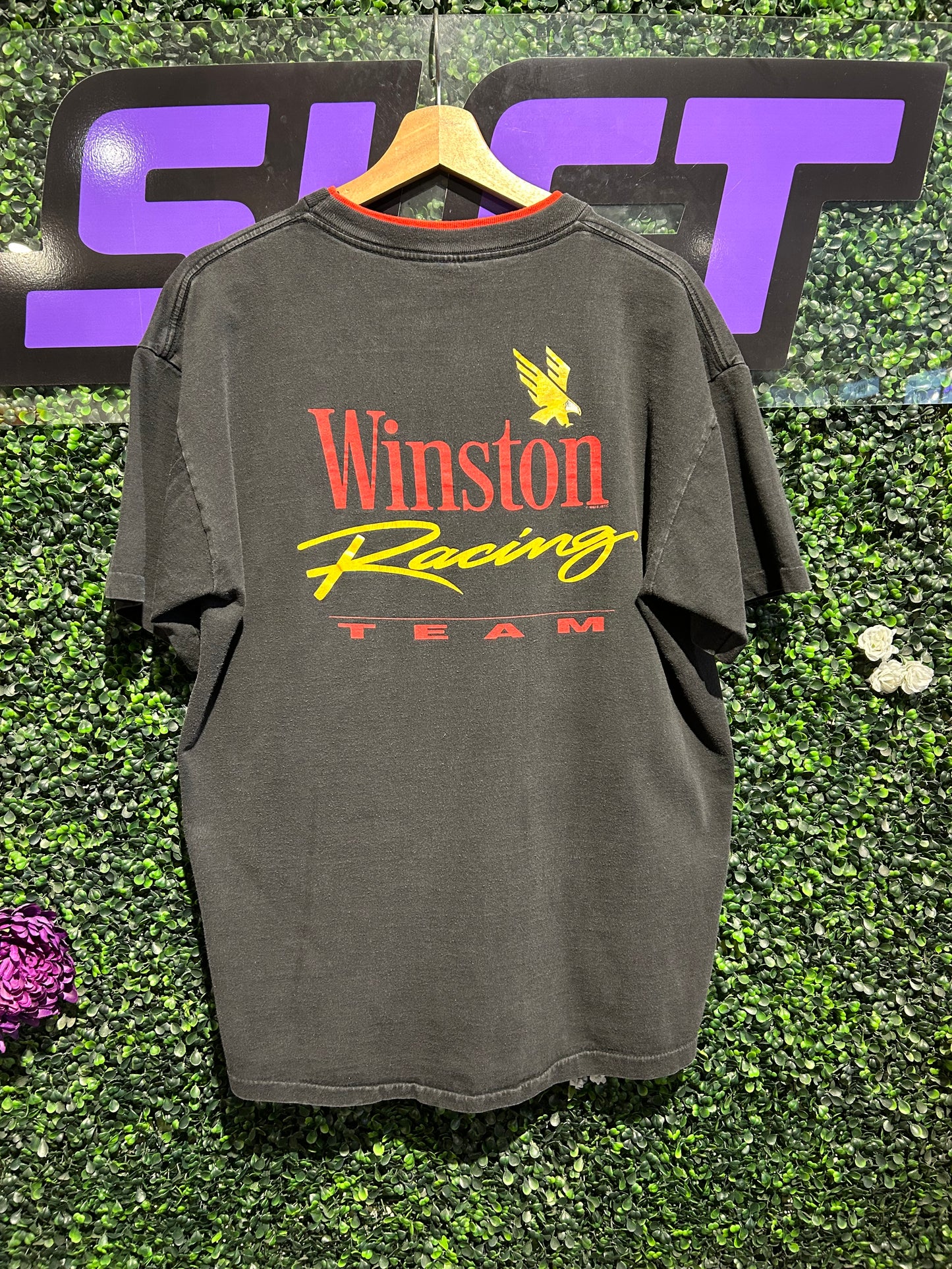 80s Winston Racing Team Pocket T-Shirt. Size Large